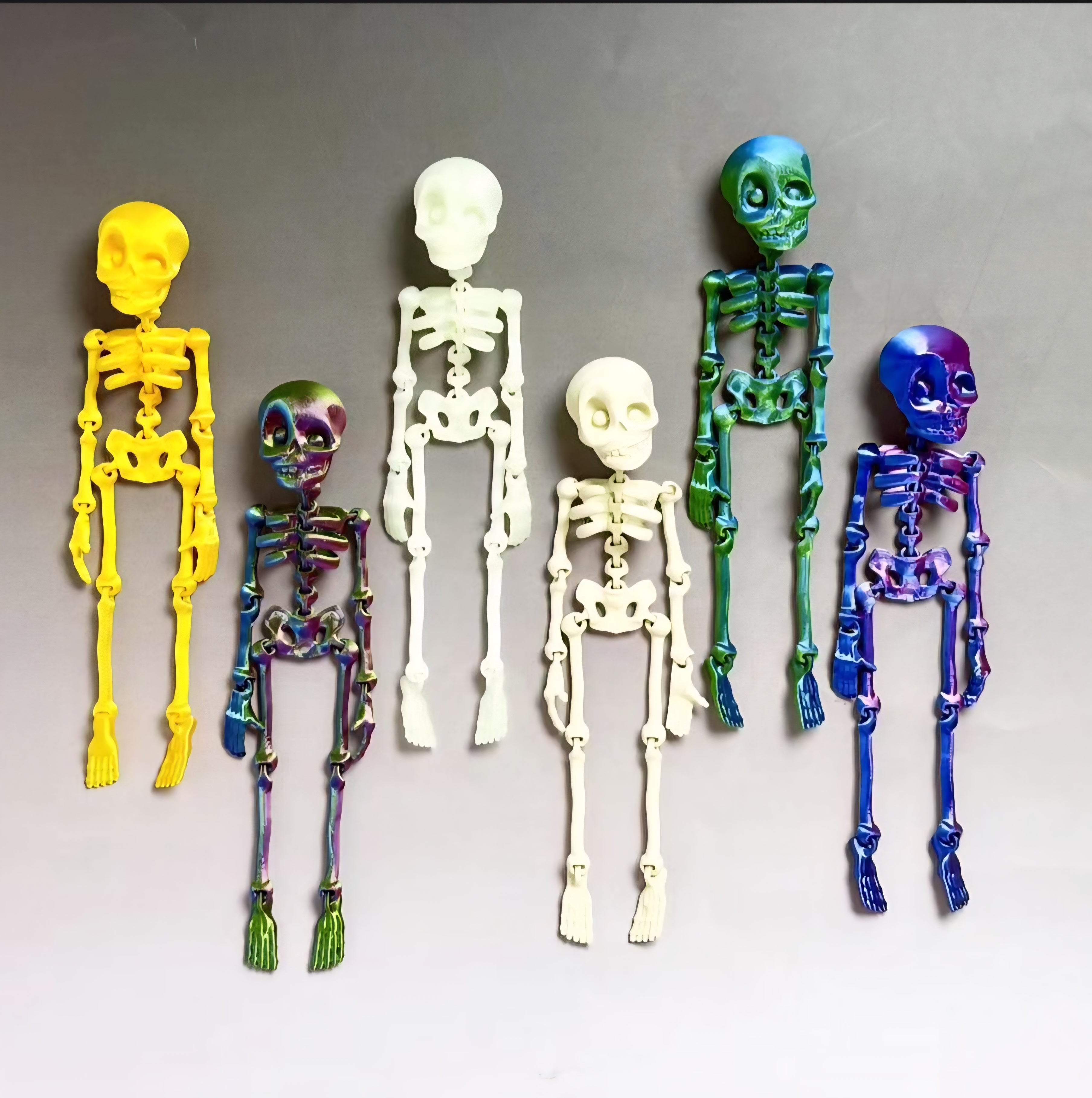 MAGNETIC SKELETON- 3D PRINTED- VARIETY OF COLORS-Stay Foxy Boutique, Florissant, Missouri