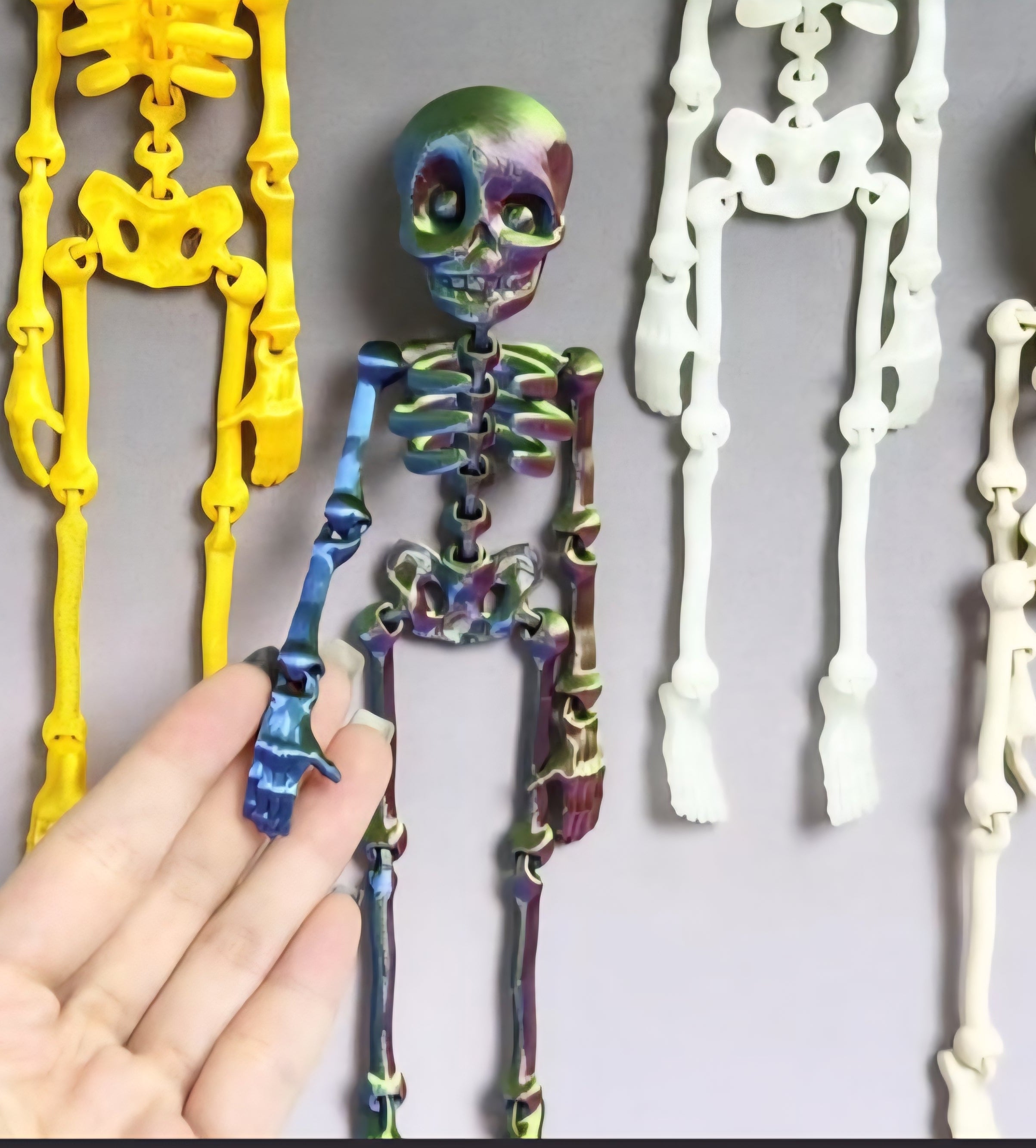 MAGNETIC SKELETON- 3D PRINTED- VARIETY OF COLORS-Stay Foxy Boutique, Florissant, Missouri