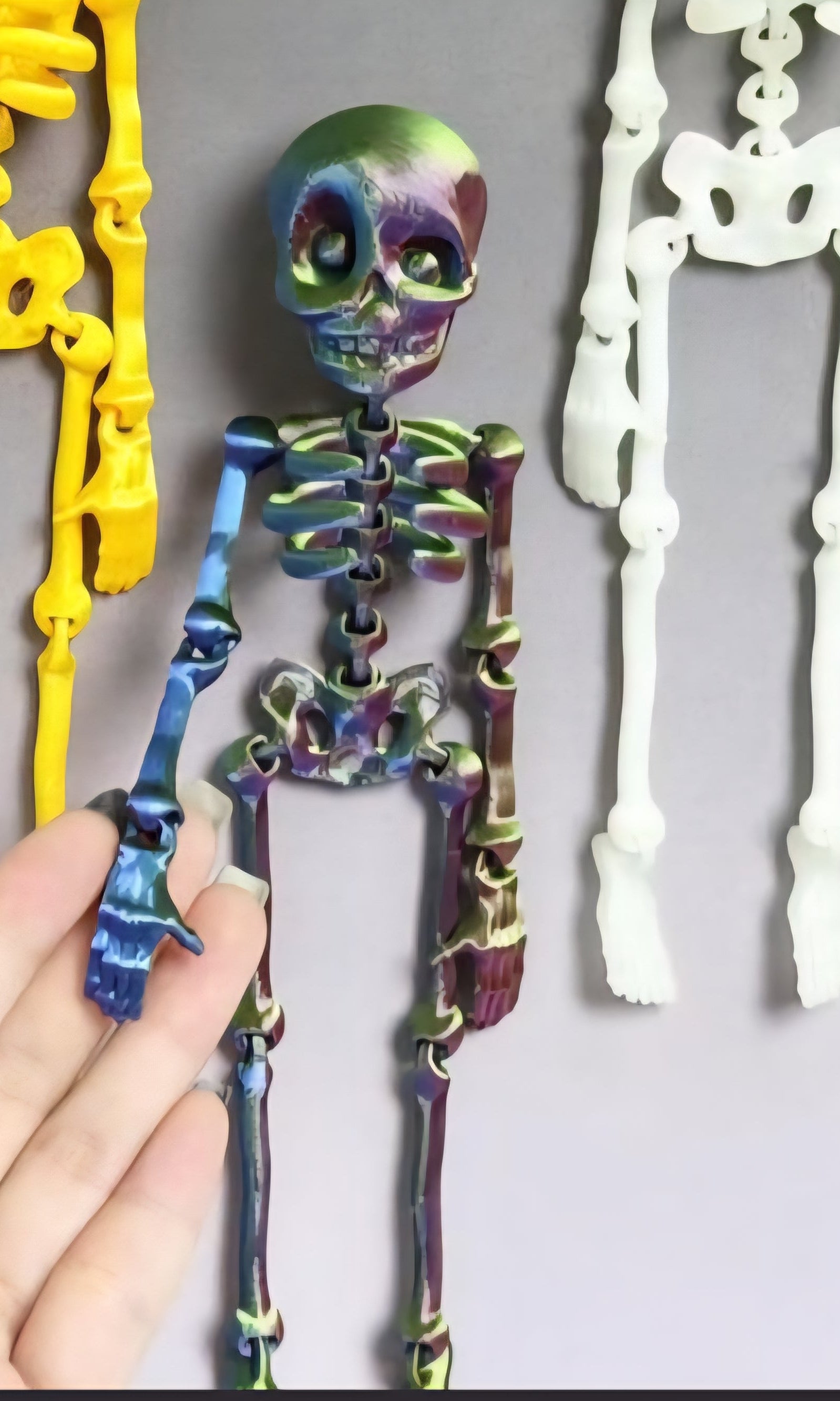 MAGNETIC SKELETON- 3D PRINTED- VARIETY OF COLORS-Stay Foxy Boutique, Florissant, Missouri