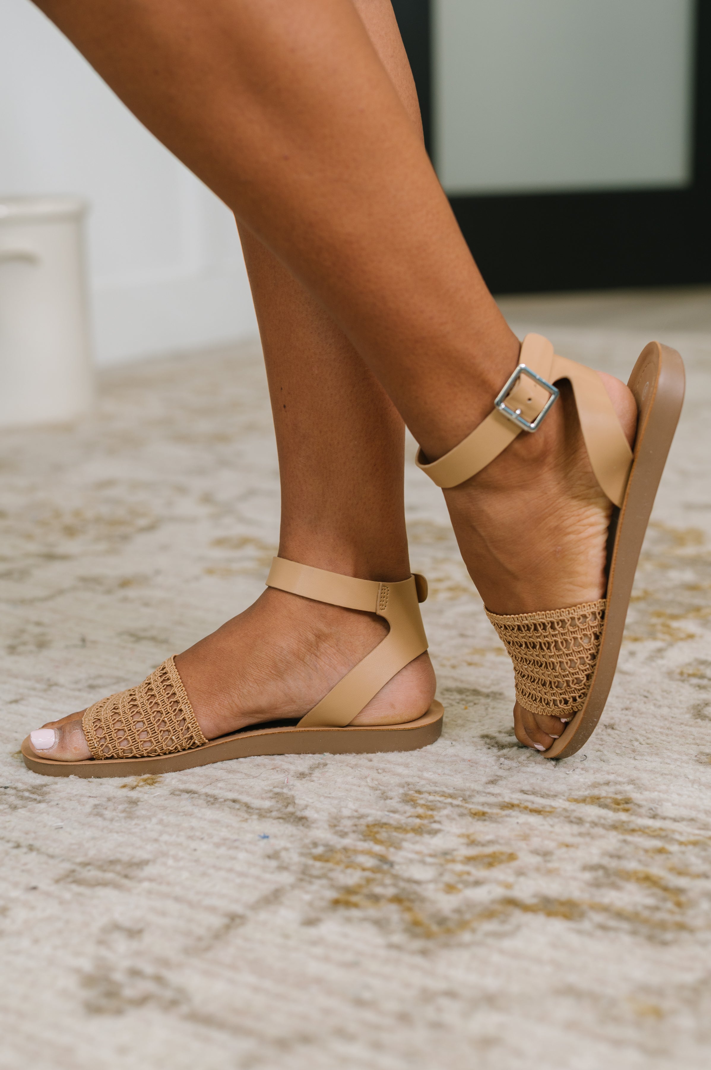 Sibley Sandal in Camel-Womens-Stay Foxy Boutique, Florissant, Missouri