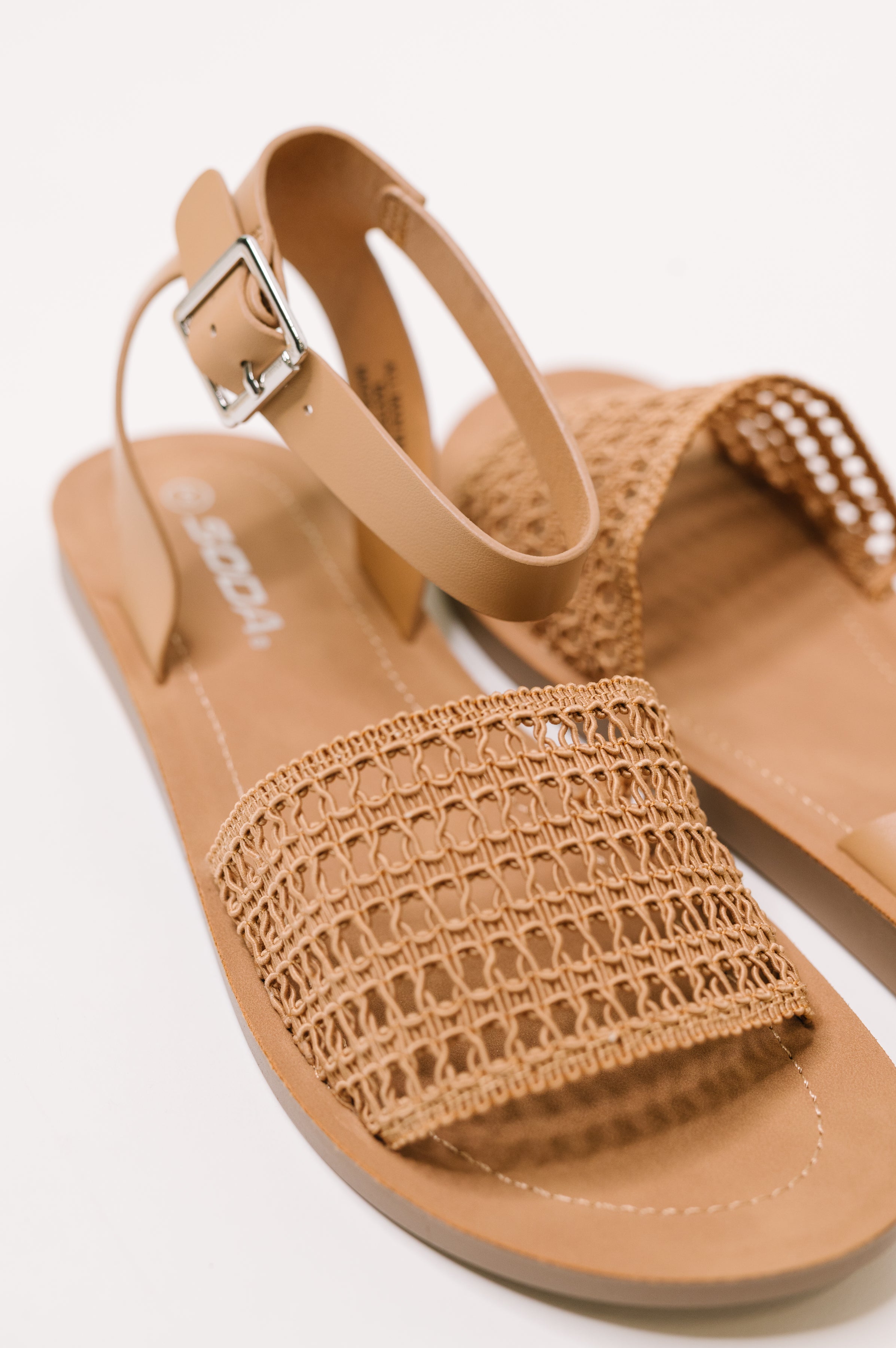Sibley Sandal in Camel-Womens-Stay Foxy Boutique, Florissant, Missouri