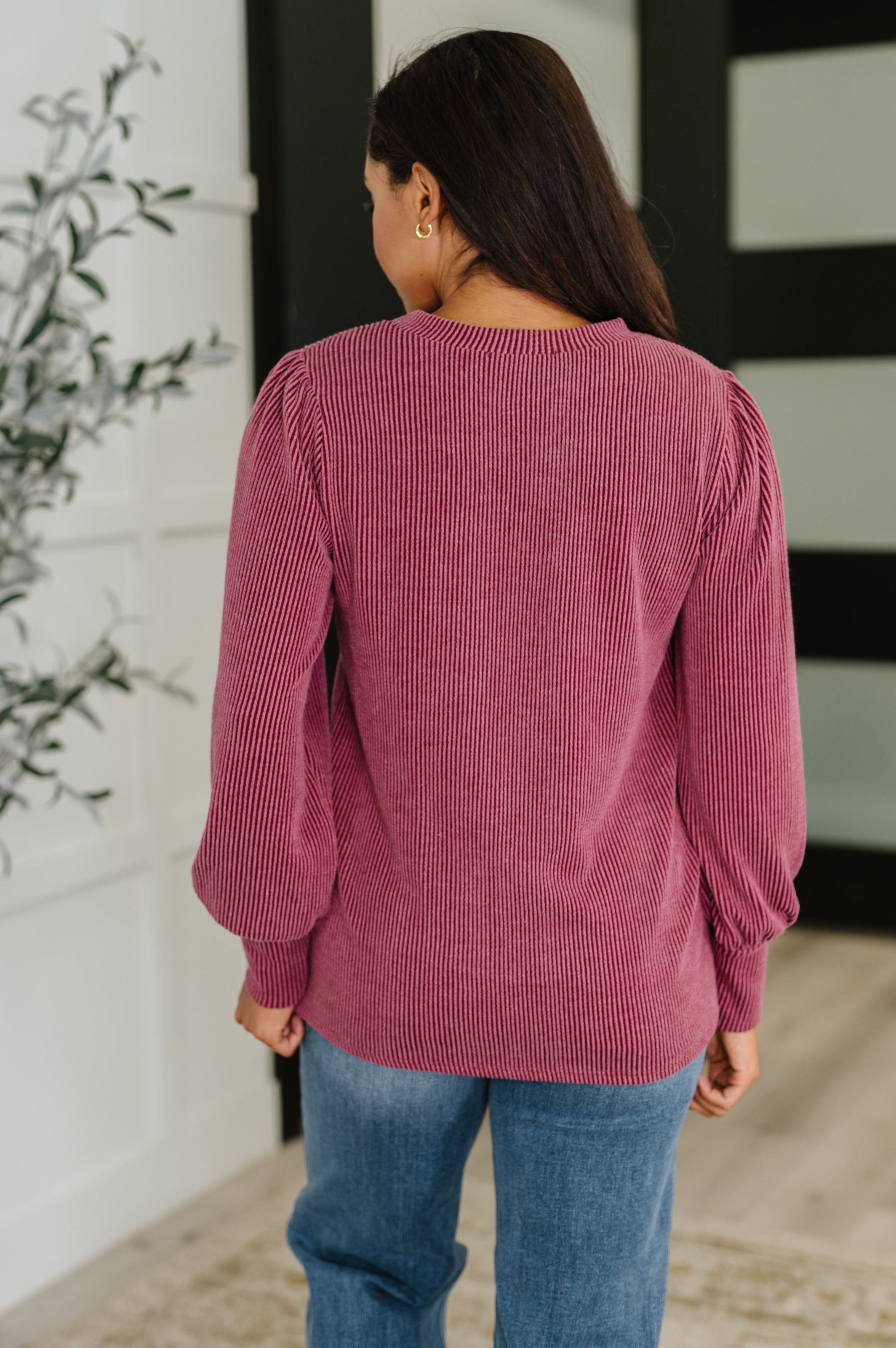 Simply Styled Balloon Sleeve Knit Top-Womens-Stay Foxy Boutique, Florissant, Missouri