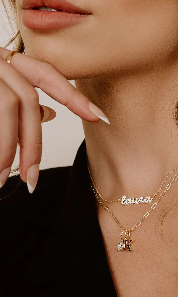 PREORDER: Mini Paperclip Chain Necklace in Gold-Womens-Stay Foxy Boutique, Florissant, Missouri