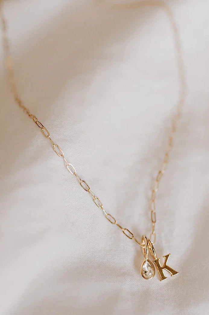 PREORDER: Mini Paperclip Chain Necklace in Gold-Womens-Stay Foxy Boutique, Florissant, Missouri