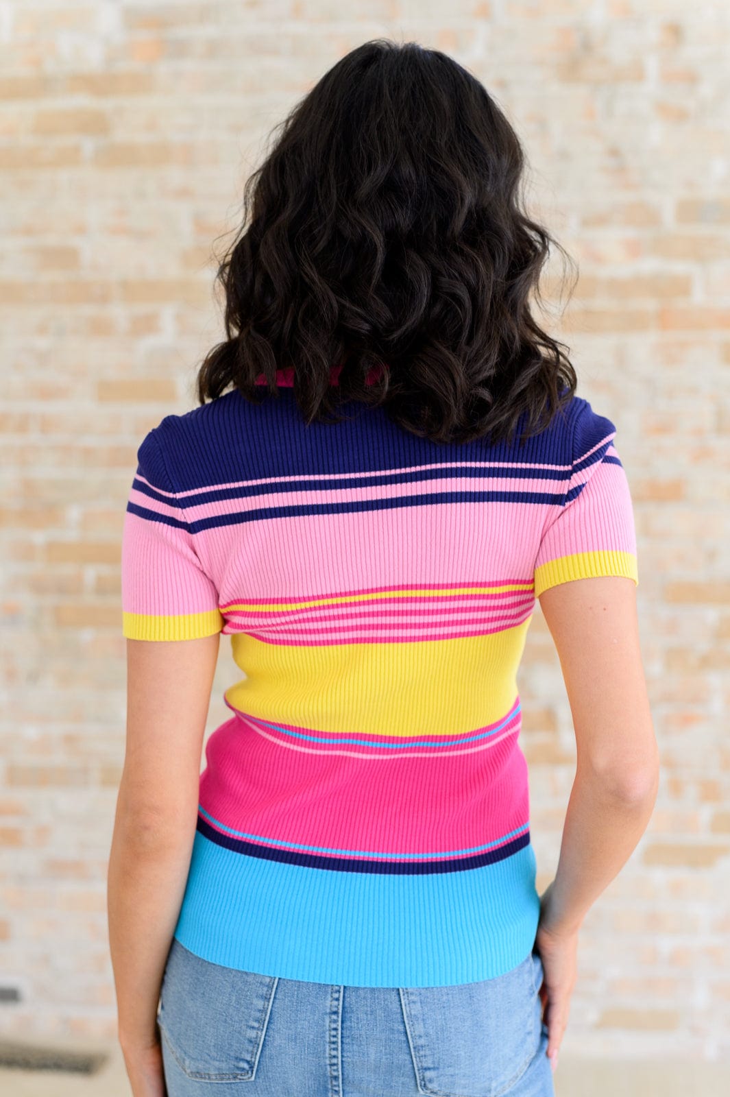 Sounds Great Striped Top-Tops-Stay Foxy Boutique, Florissant, Missouri