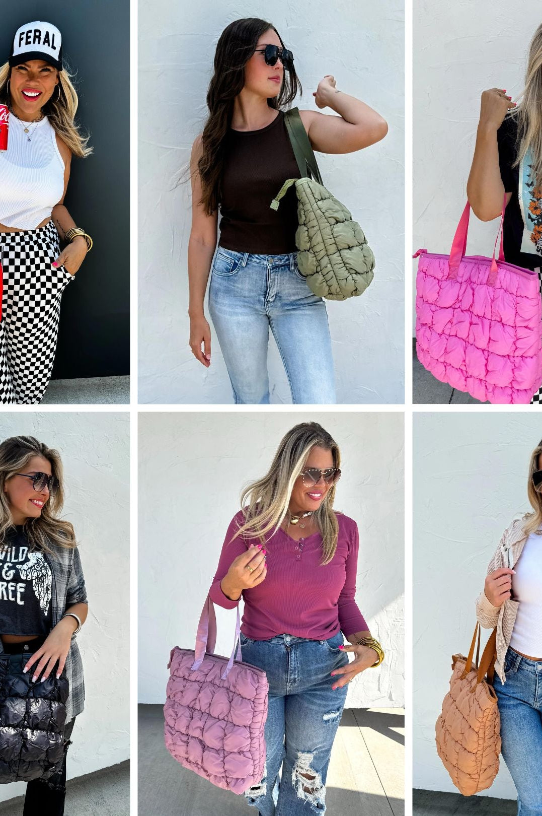 PREORDER: Puffer Bag in Six Colors-Womens-Stay Foxy Boutique, Florissant, Missouri