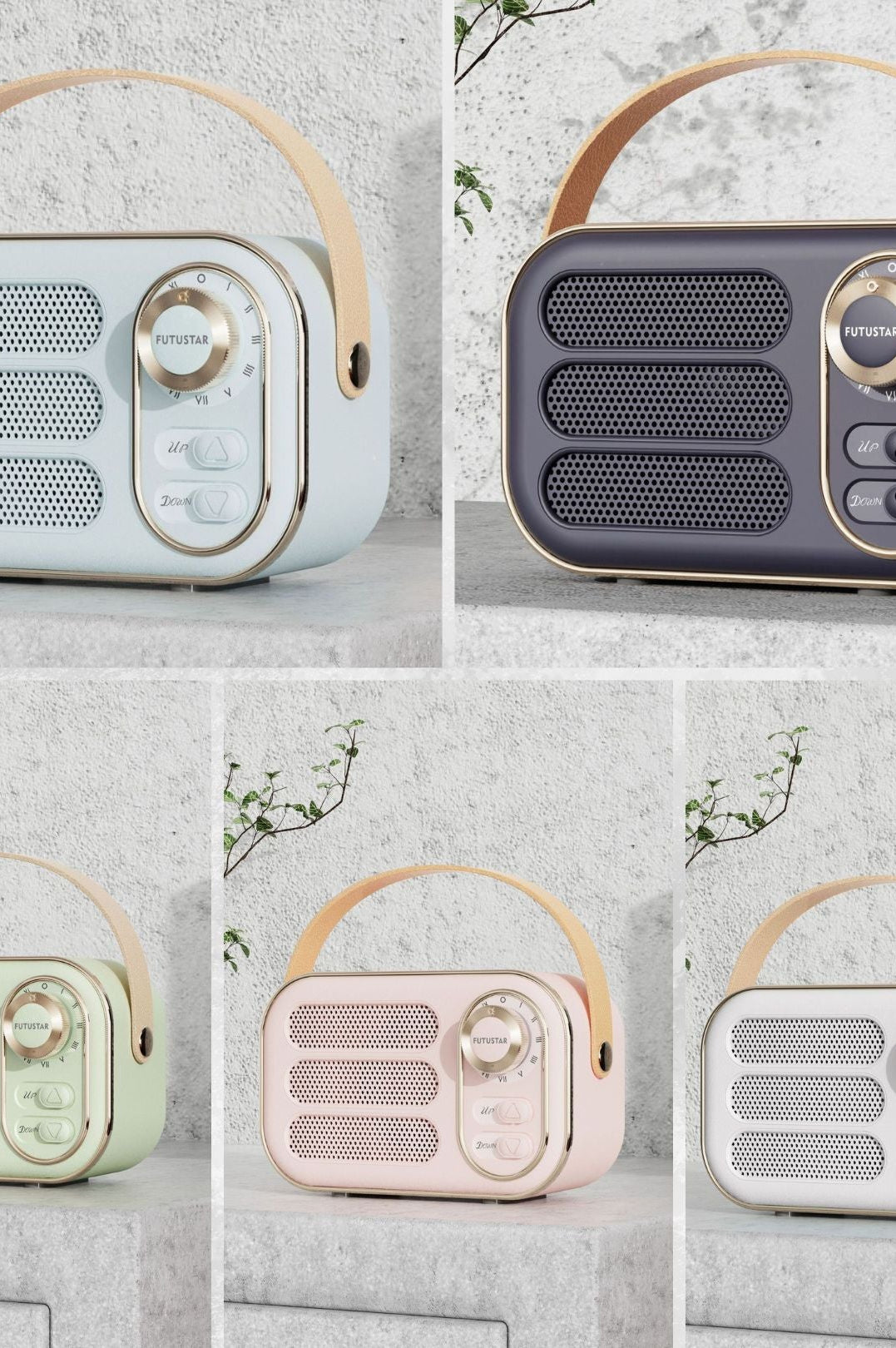 Retro Mini Bluetooth Speaker in Assorted Colors-Home & Decor-Stay Foxy Boutique, Florissant, Missouri
