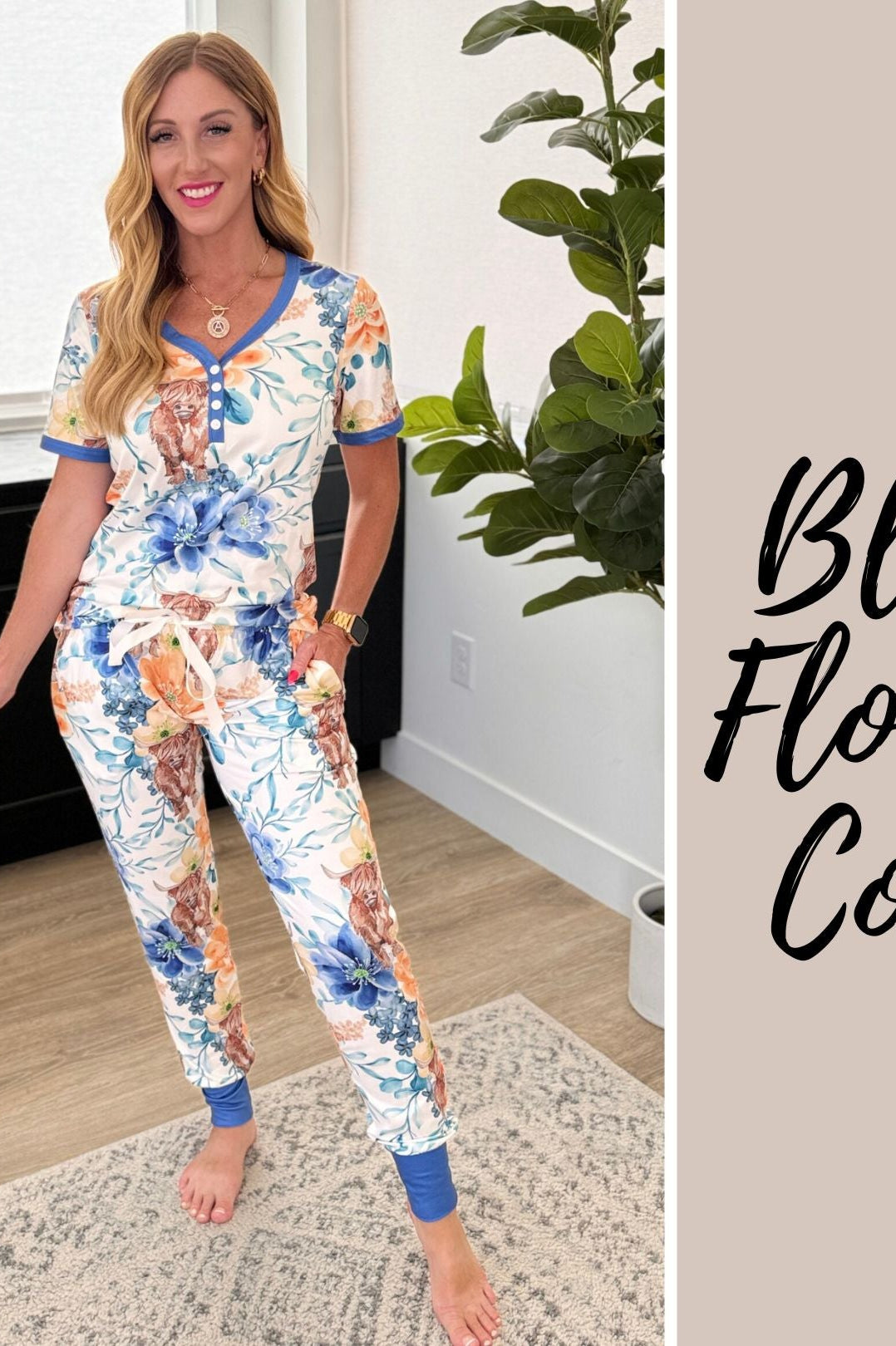 PREORDER: Short Sleeve Jogger Pajama Set in Eight Prints-Womens-Stay Foxy Boutique, Florissant, Missouri