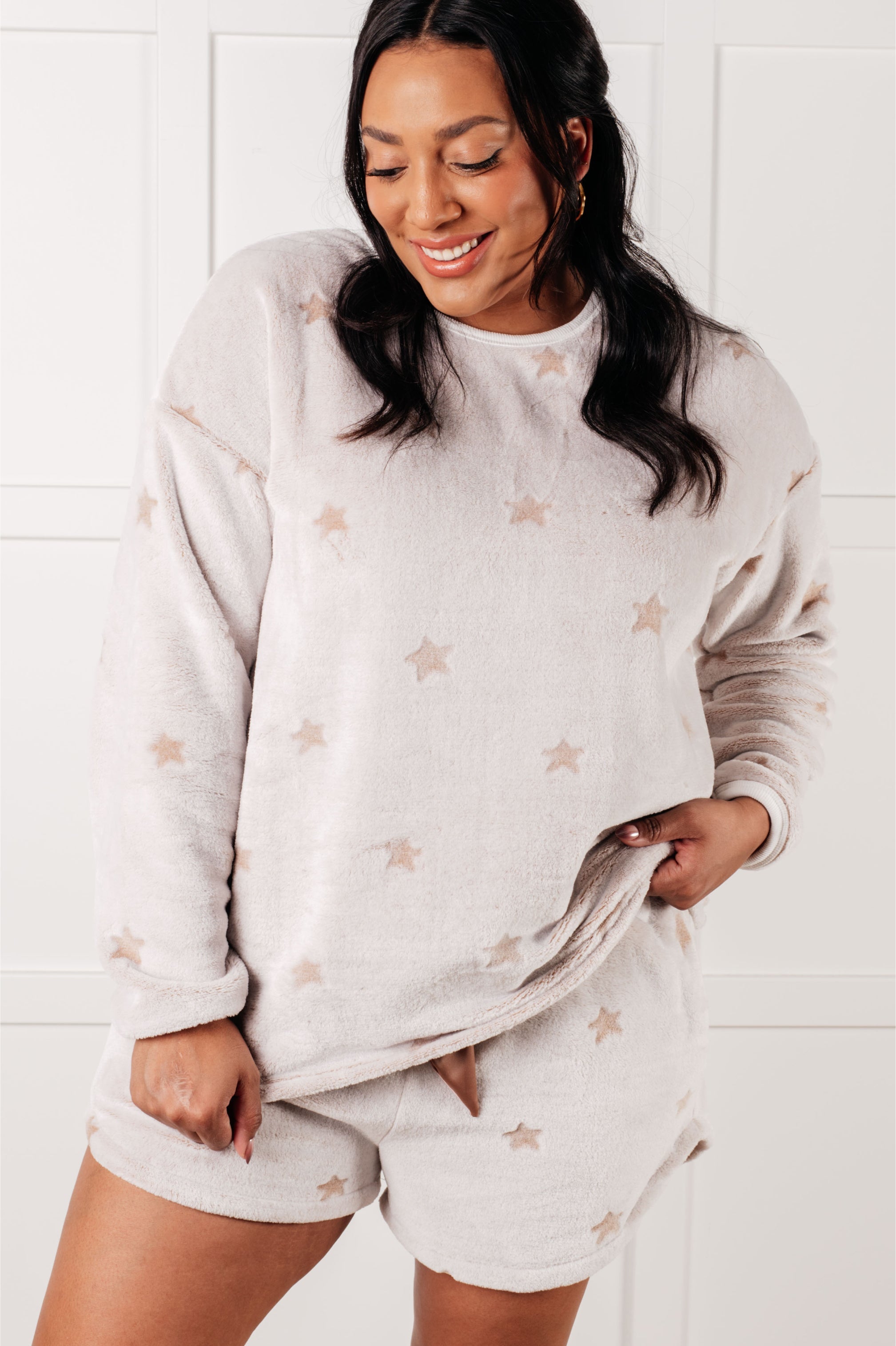 Stars at Night Loungewear Set-Athleisure-Stay Foxy Boutique, Florissant, Missouri