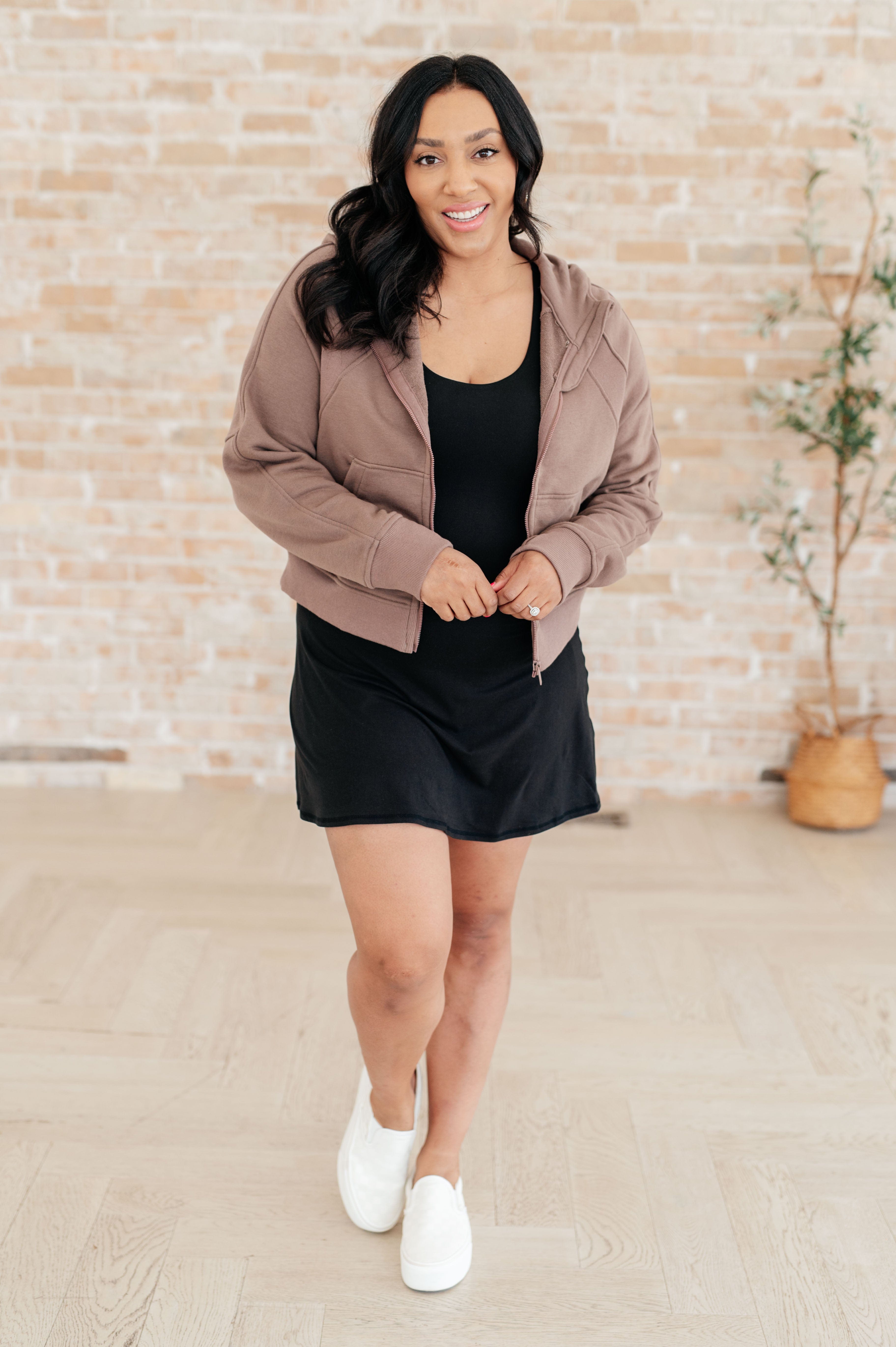 First Serve Dress in Black-Athleisure-Stay Foxy Boutique, Florissant, Missouri