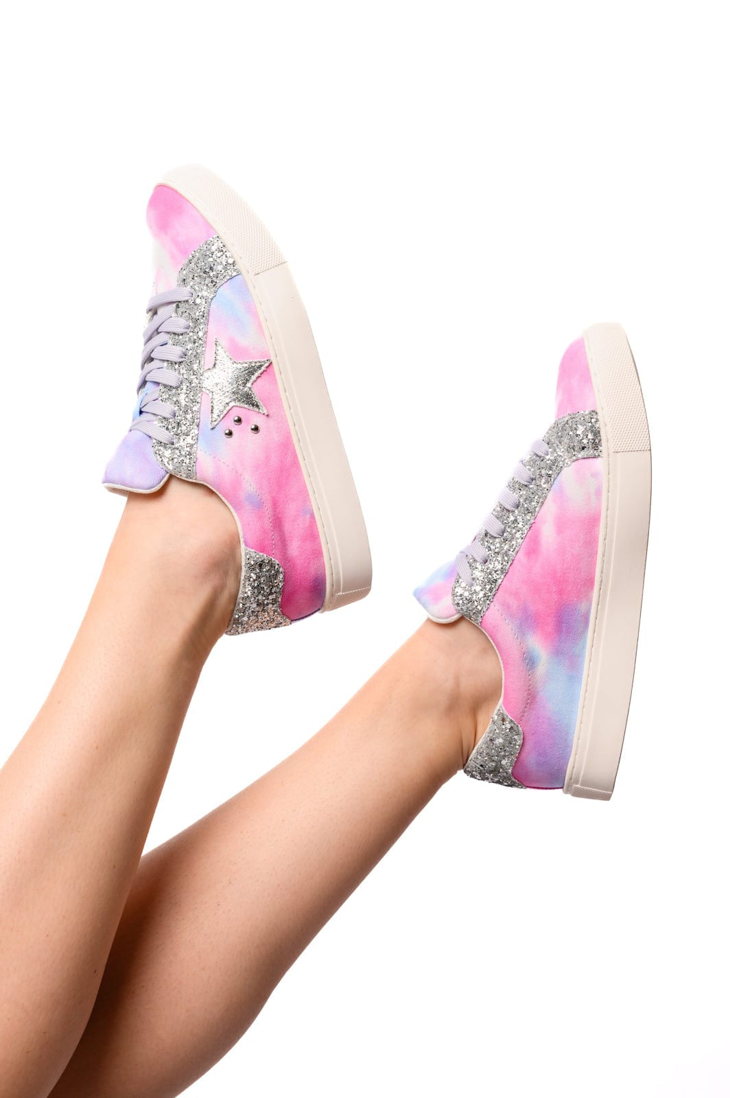 Supernova Sneakers in Pastel Tie Dye-Womens-Stay Foxy Boutique, Florissant, Missouri