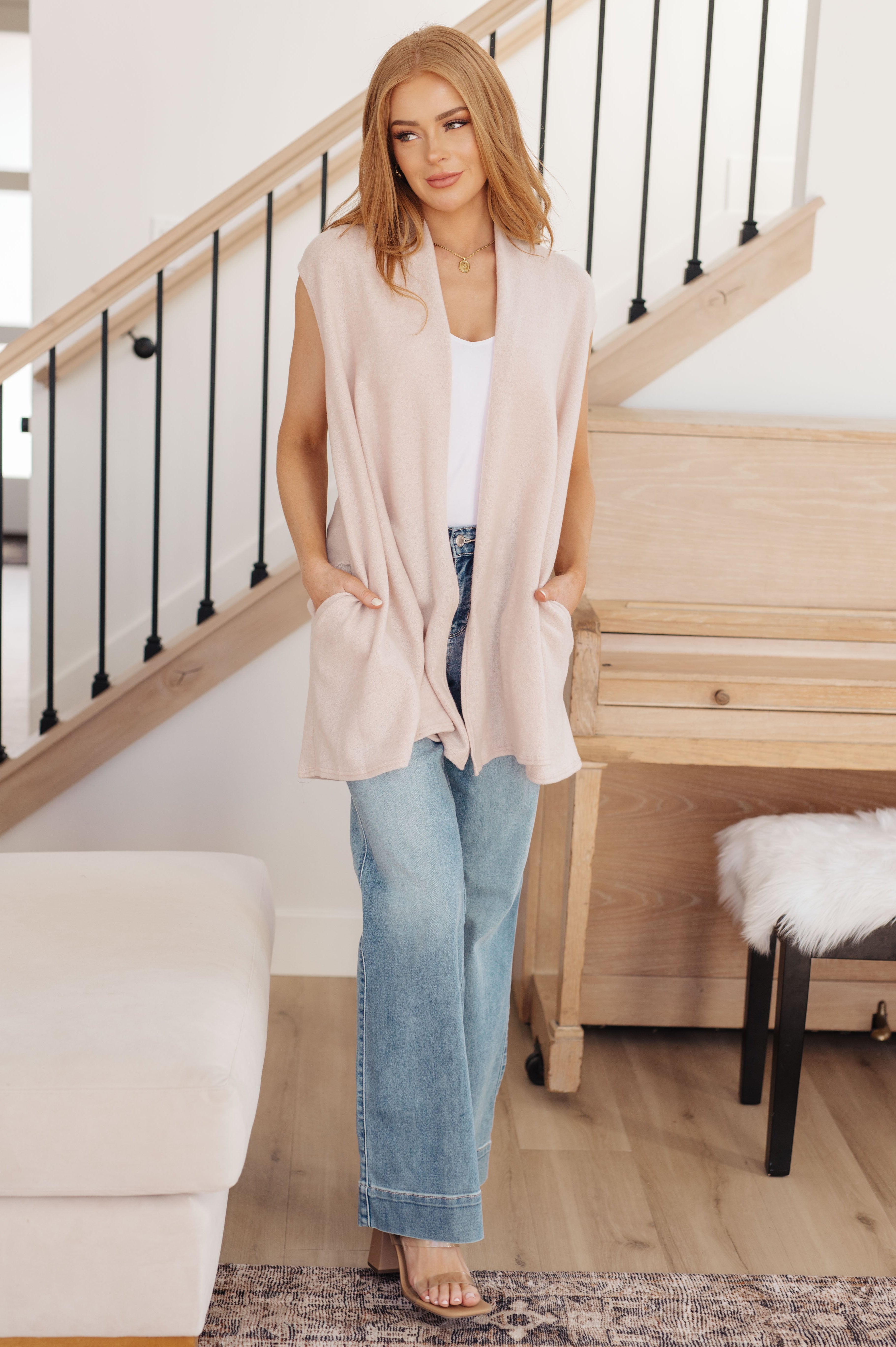 Surely a Win Sleeveless Cardigan-Layers-Stay Foxy Boutique, Florissant, Missouri