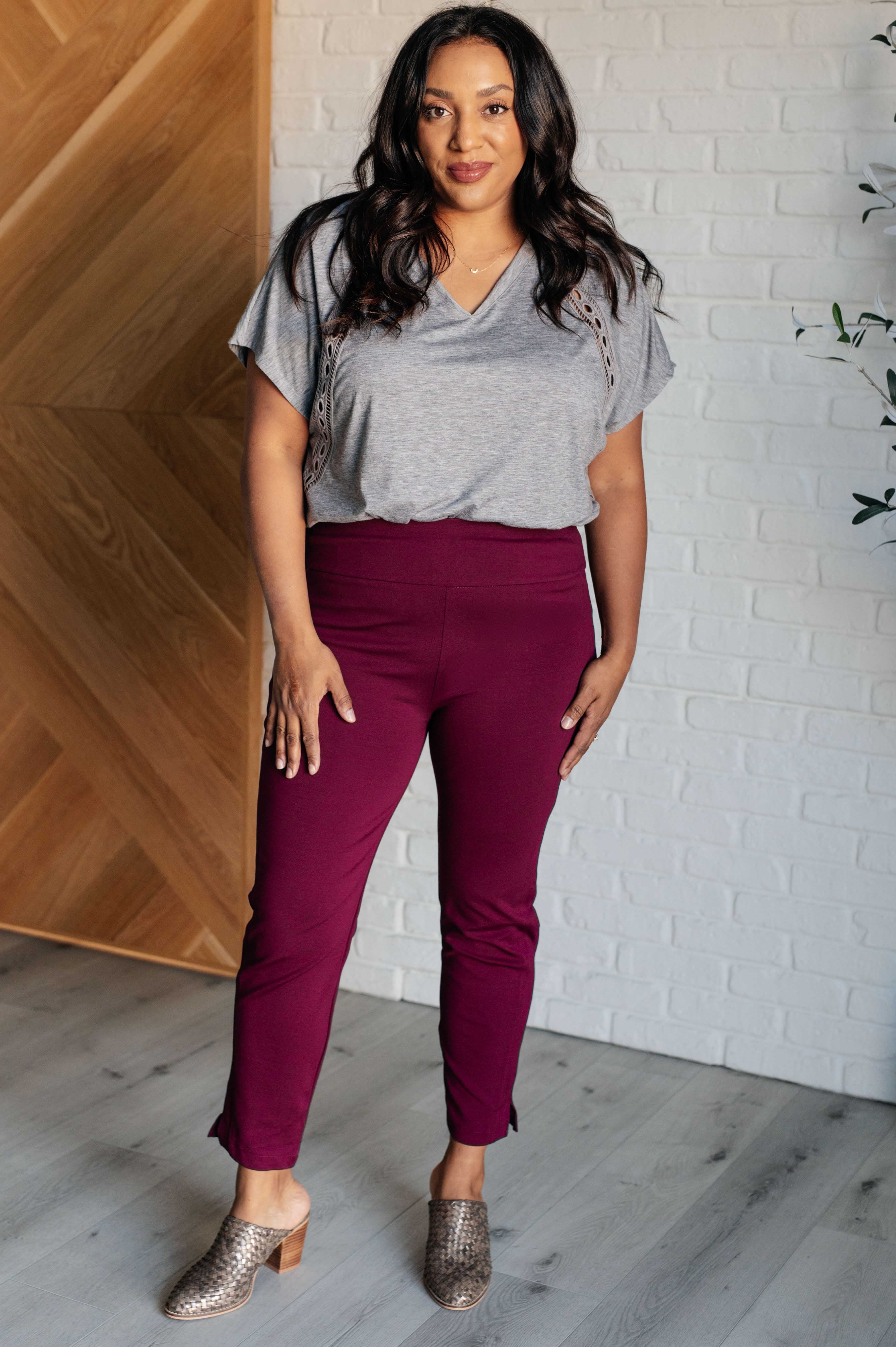 Take it Easy Eyelet Trim Top-Tops-Stay Foxy Boutique, Florissant, Missouri