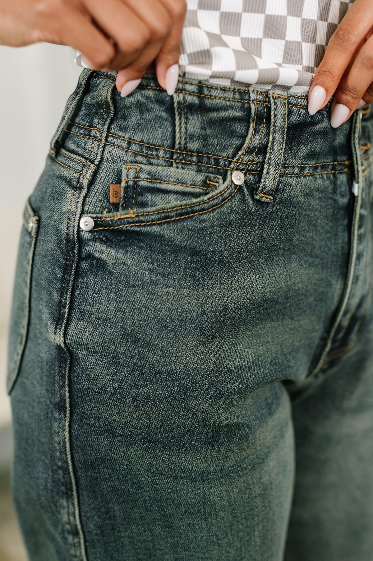 Teressa High Waist Marlow Jean with Hollywood Waist-Womens-Stay Foxy Boutique, Florissant, Missouri