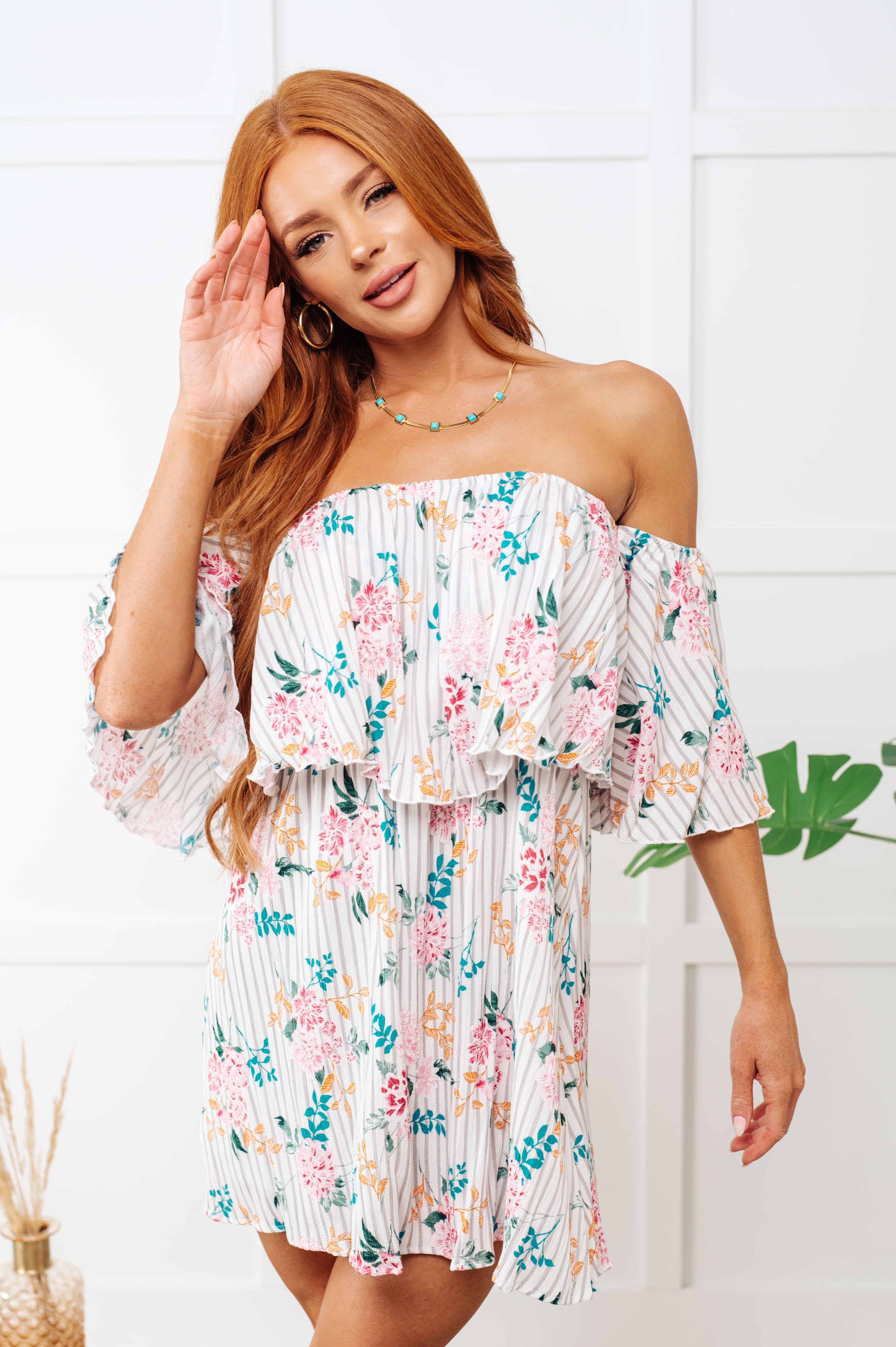 That's the Way It Should Be Floral Dress-Dresses-Stay Foxy Boutique, Florissant, Missouri