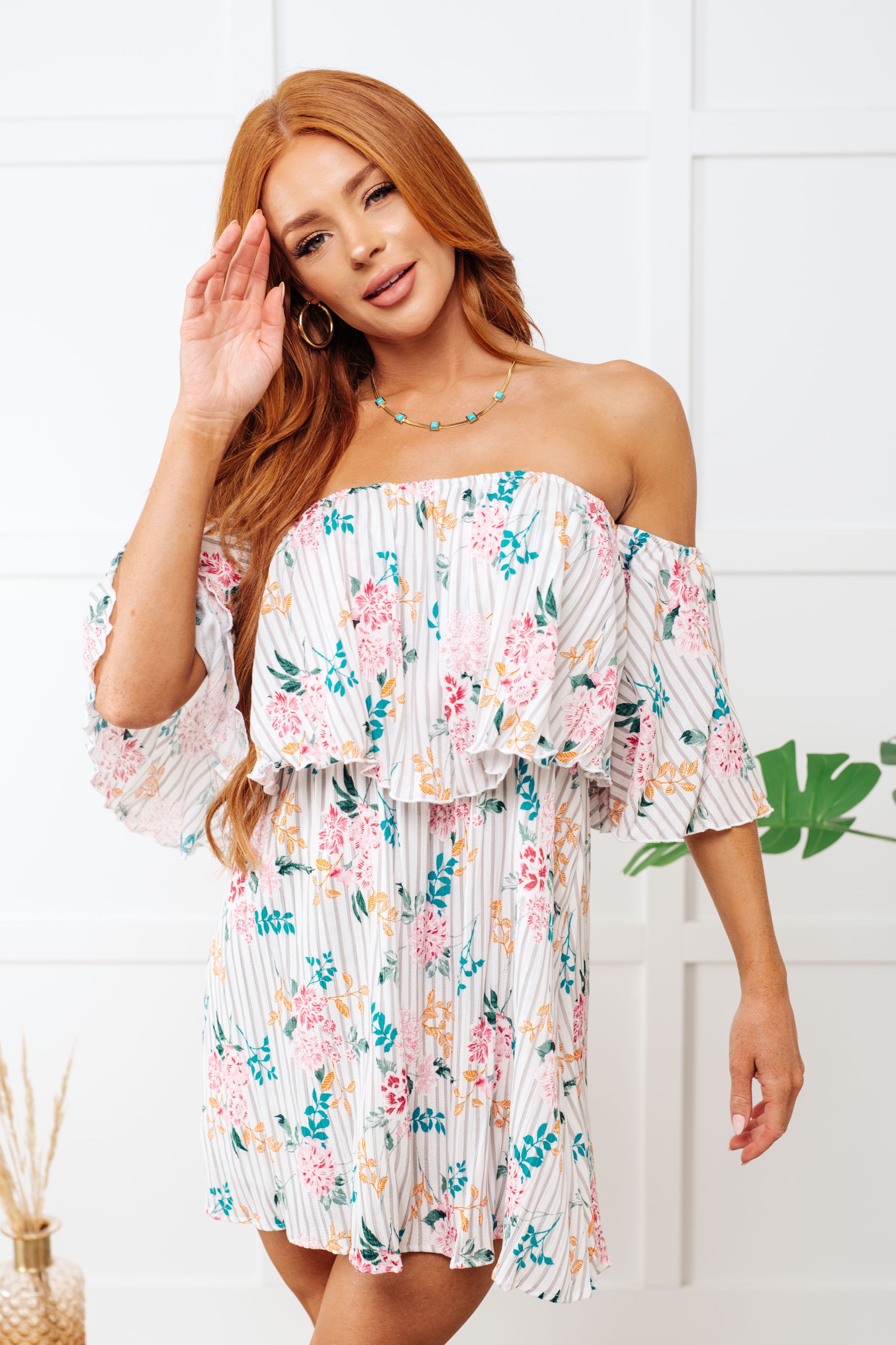 That's the Way It Should Be Floral Dress-Dresses-Stay Foxy Boutique, Florissant, Missouri