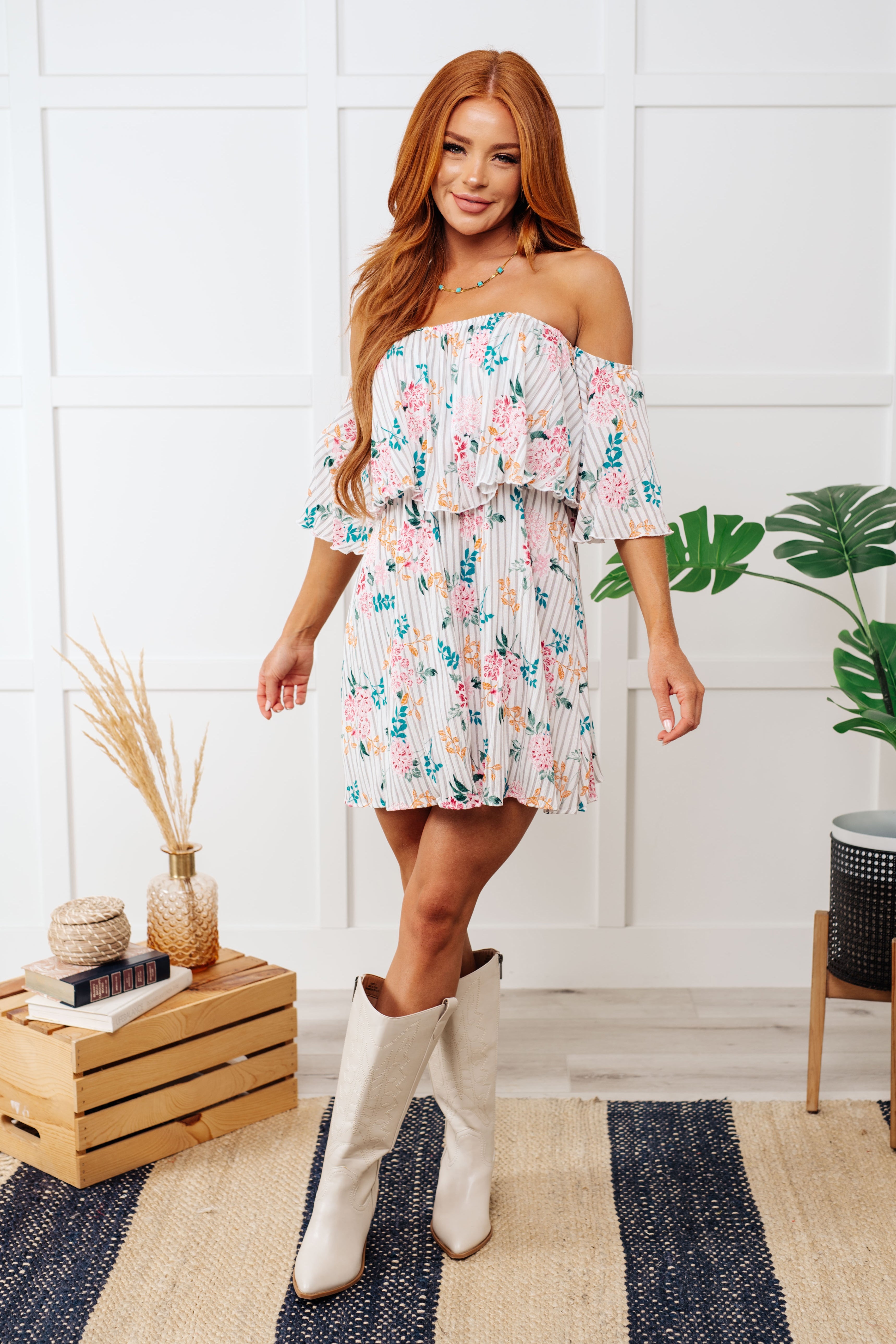 That's the Way It Should Be Floral Dress-Dresses-Stay Foxy Boutique, Florissant, Missouri