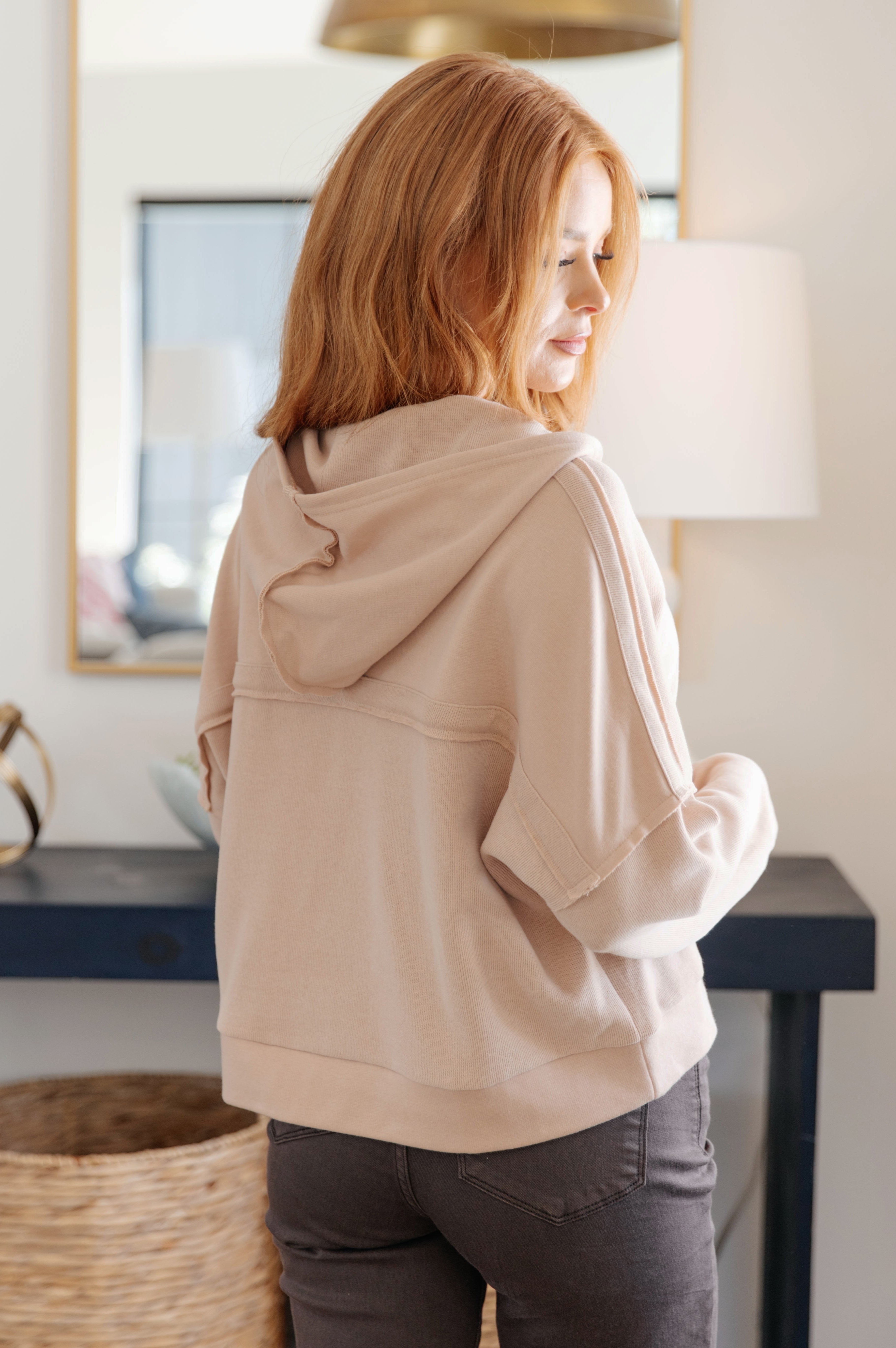 Throwback Heartthrob Hoodie in Beige-Tops-Stay Foxy Boutique, Florissant, Missouri