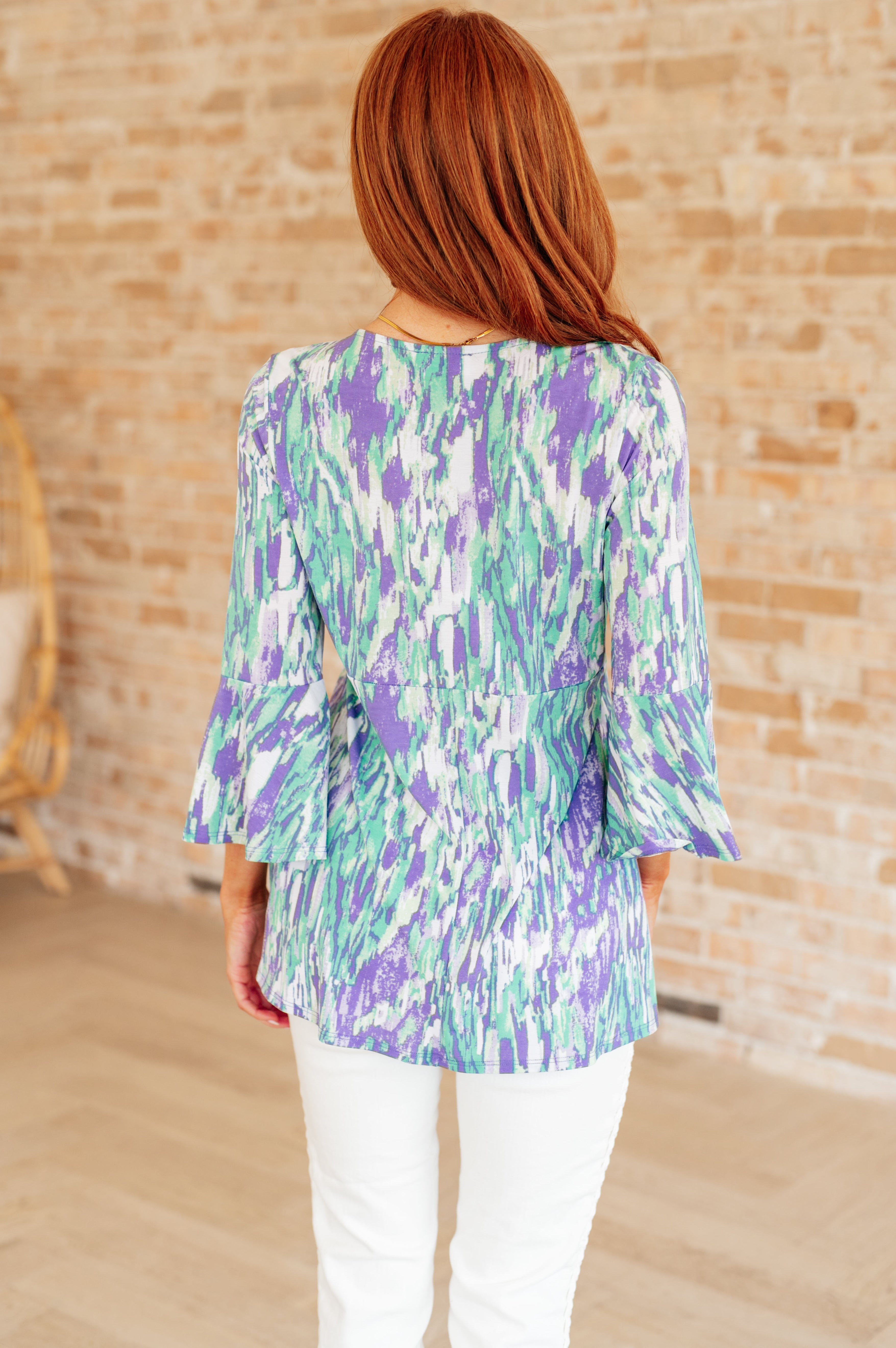 Tide Pool Baby Doll Top-Tops-Stay Foxy Boutique, Florissant, Missouri
