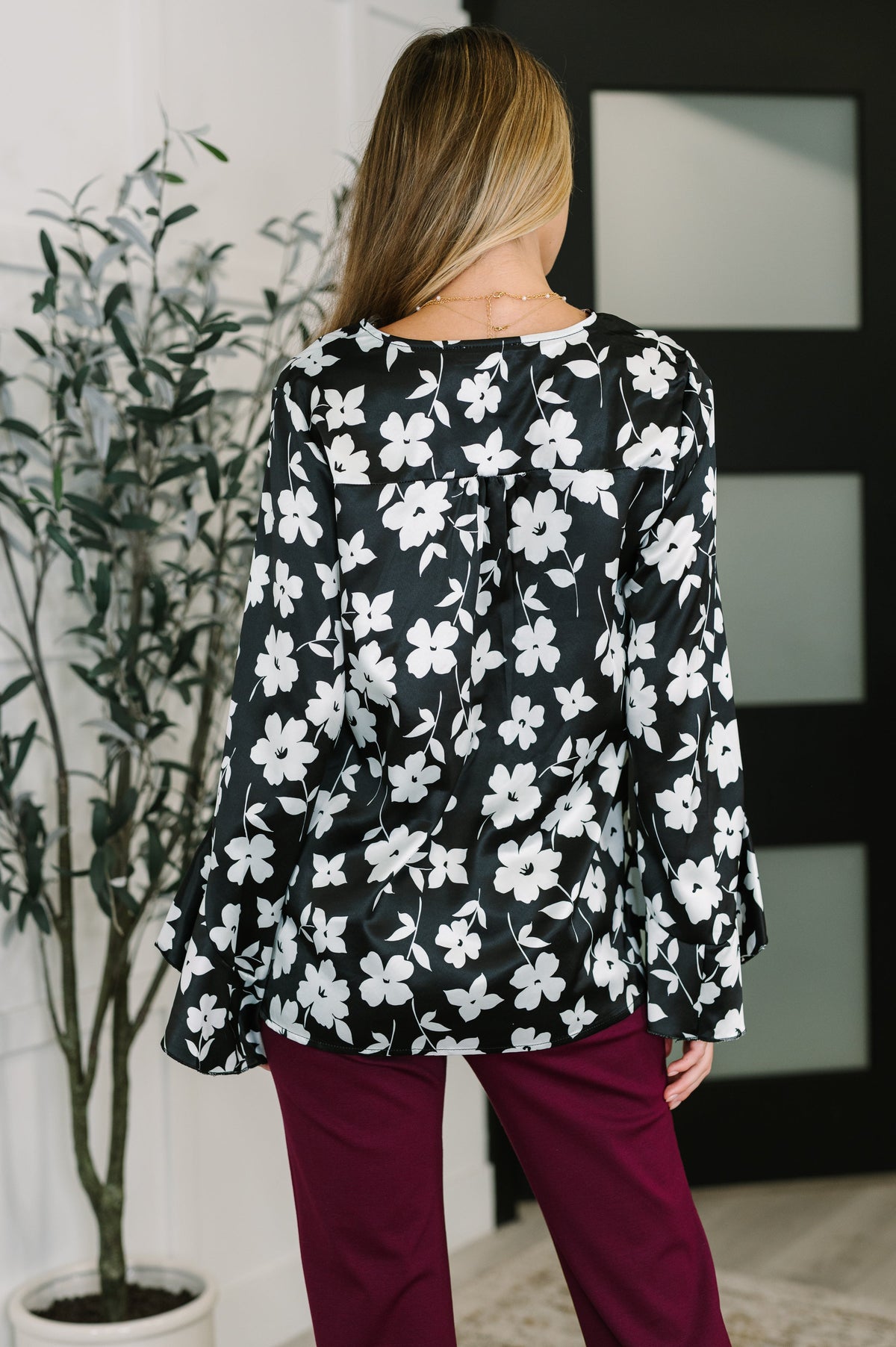 Time and Time Again Floral Blouse-Womens-Stay Foxy Boutique, Florissant, Missouri