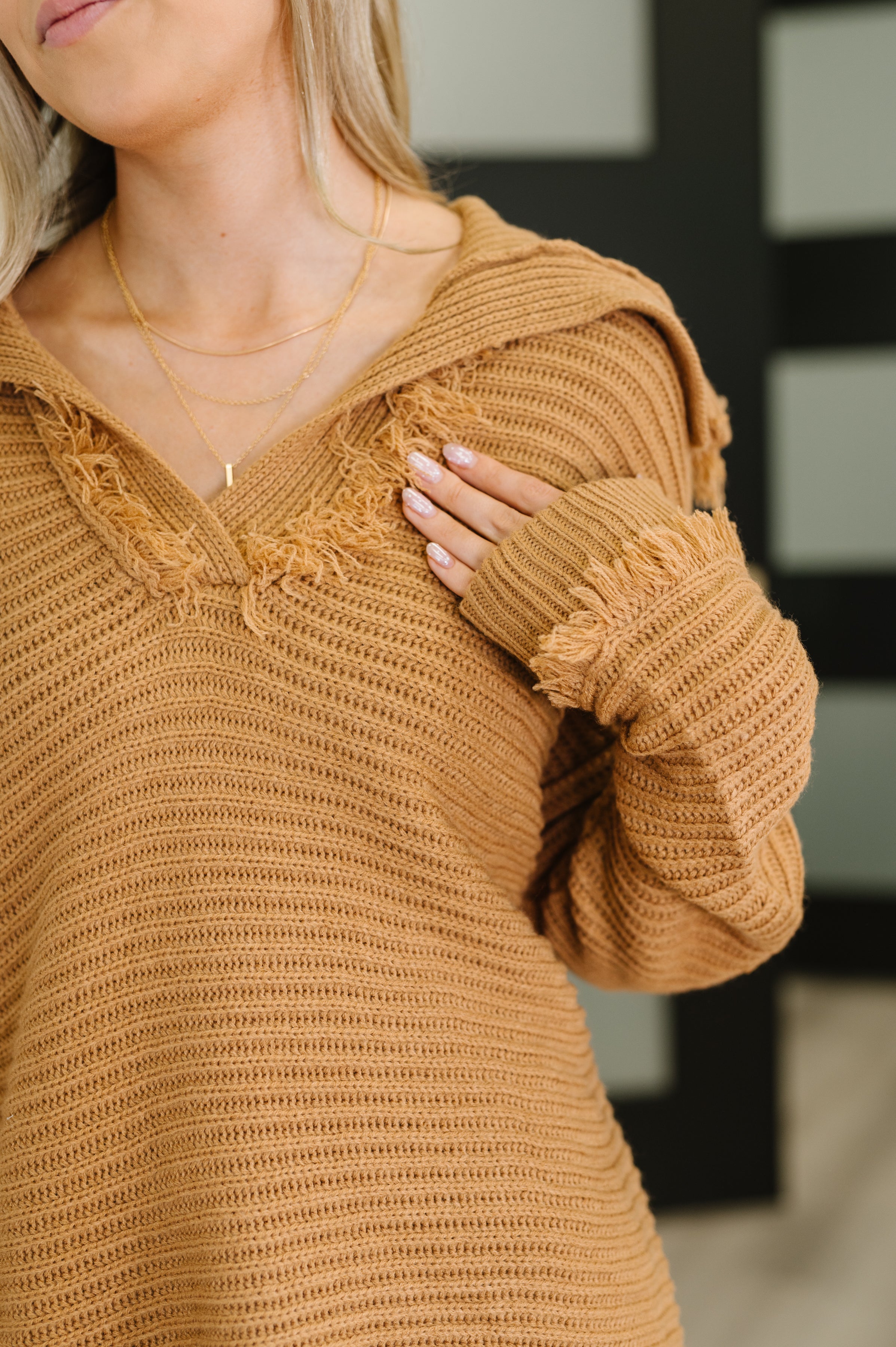 Travel Far & Wide Sweater in Taupe-Womens-Stay Foxy Boutique, Florissant, Missouri