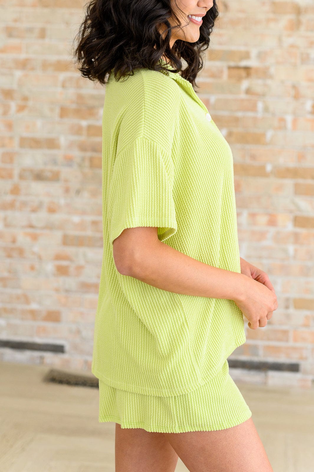 Two's Company Ribbed Button Down-Sets-Stay Foxy Boutique, Florissant, Missouri