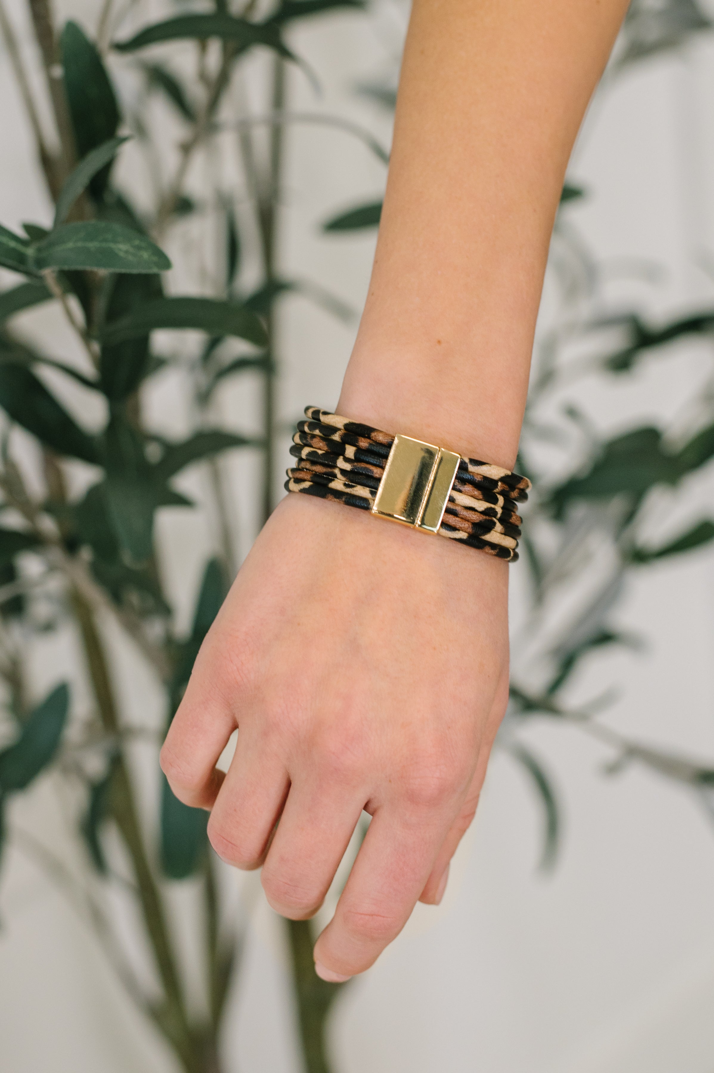Untamed Edge Chunky Multilayered Bracelet-Womens-Stay Foxy Boutique, Florissant, Missouri