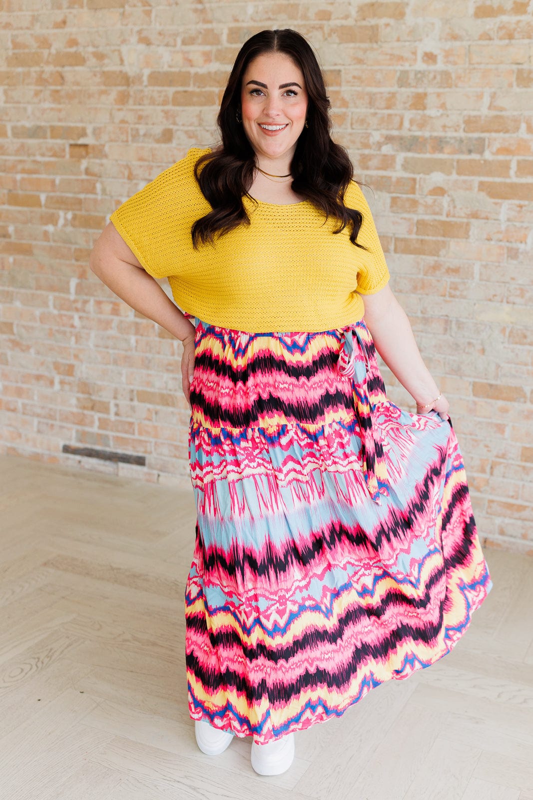 Watch Me Twirl Abstract Skirt-Bottoms-Stay Foxy Boutique, Florissant, Missouri