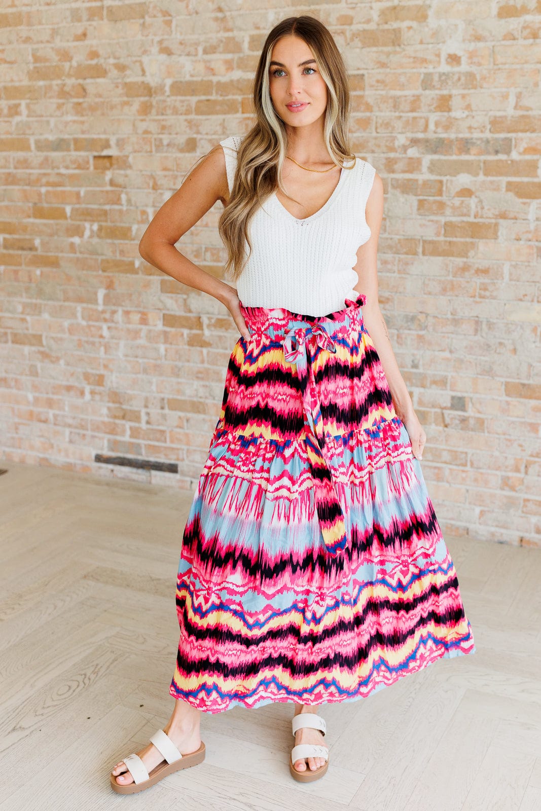 Watch Me Twirl Abstract Skirt-Bottoms-Stay Foxy Boutique, Florissant, Missouri