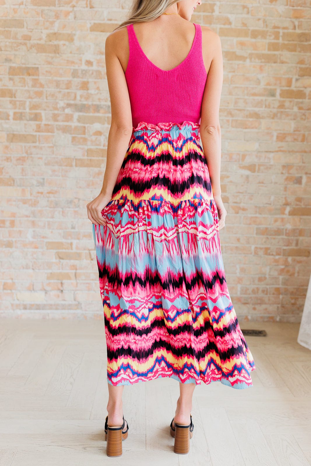 Watch Me Twirl Abstract Skirt-Bottoms-Stay Foxy Boutique, Florissant, Missouri