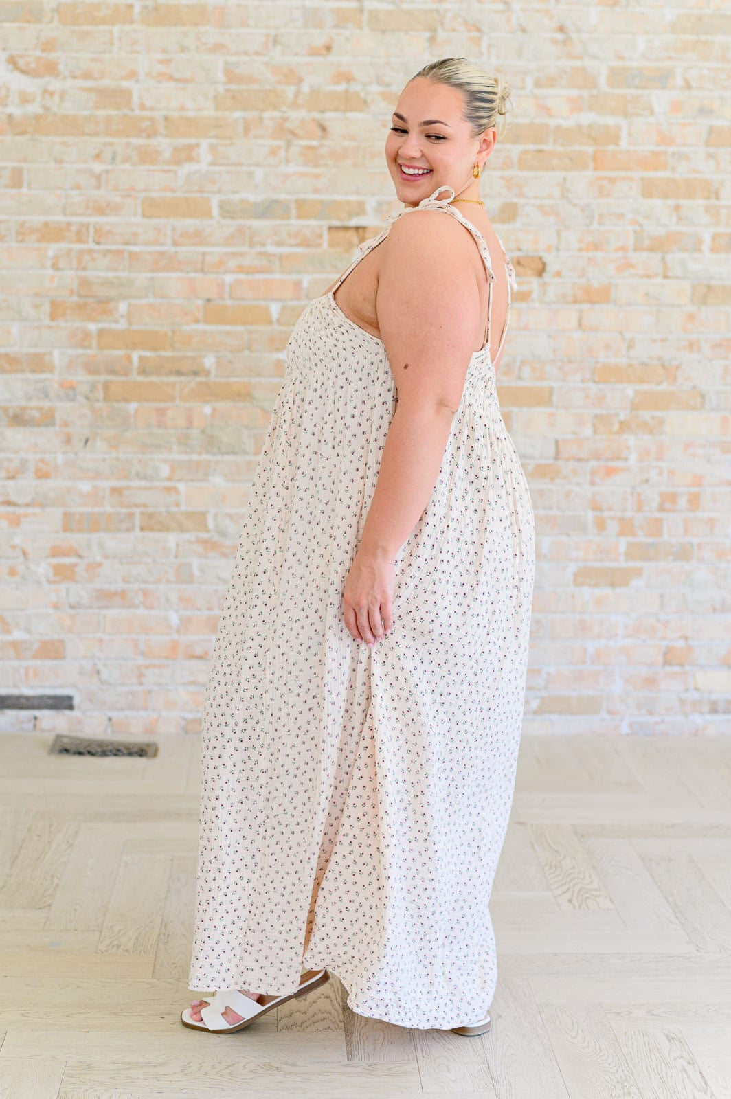 Where Art Thou? Floral Summer Dress-Dresses-Stay Foxy Boutique, Florissant, Missouri