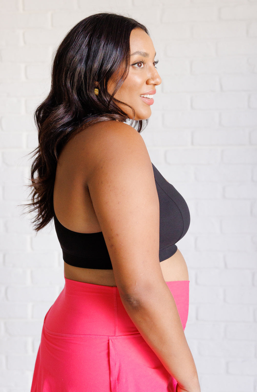 Working Out My Ego Cross Back Sports Bra in Black-Athleisure-Stay Foxy Boutique, Florissant, Missouri