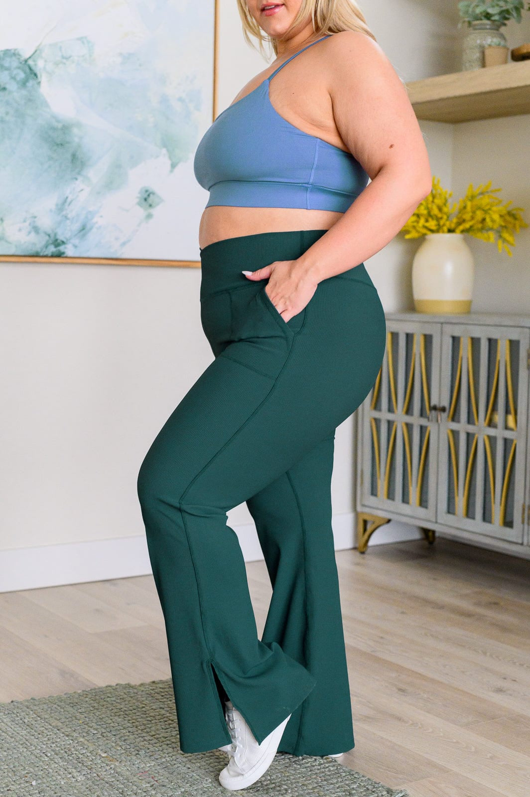 Work it All Out Crossover Flare Leggings-Athleisure-Stay Foxy Boutique, Florissant, Missouri