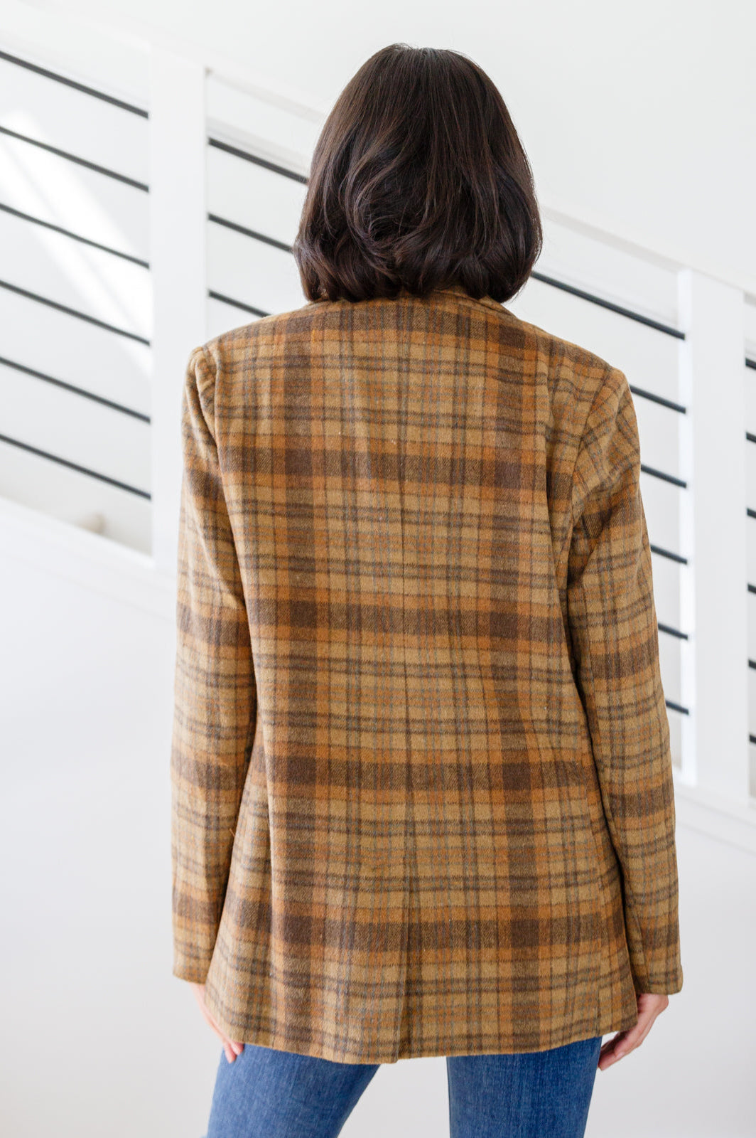 World Class Plaid Blazer-Layers-Stay Foxy Boutique, Florissant, Missouri