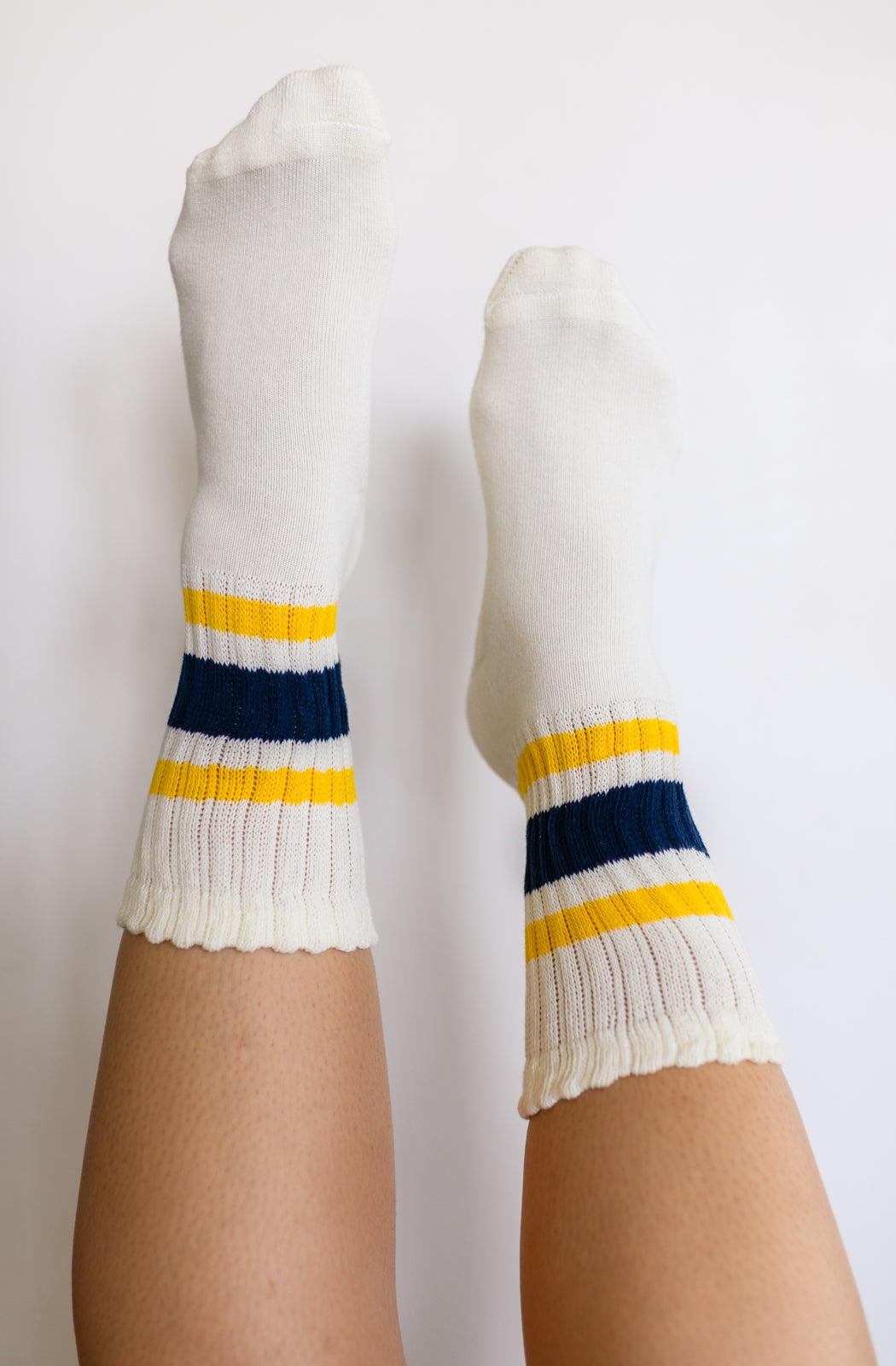 World's Best Dad Socks in Navy and Yellow-Accessories-Stay Foxy Boutique, Florissant, Missouri