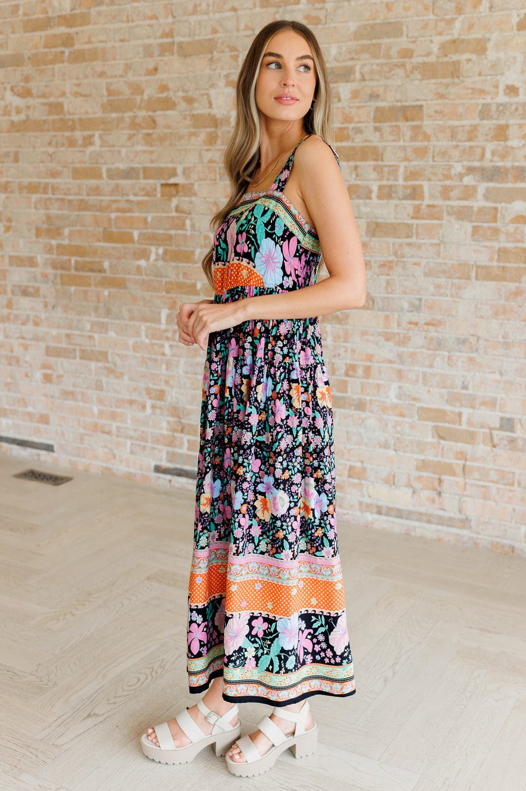 You Can Count On It Floral Summer Dress-Dresses-Stay Foxy Boutique, Florissant, Missouri
