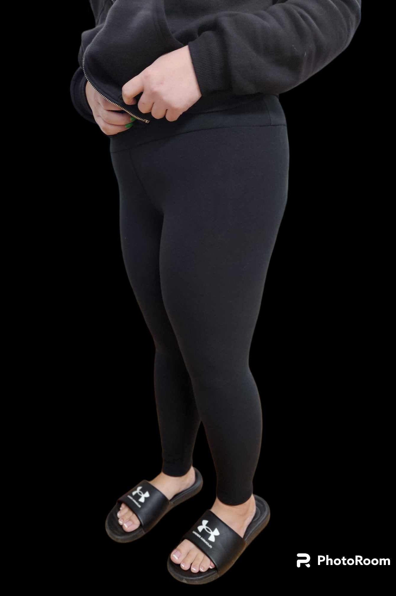 WINTER FLORAL - BUTTER FLEECE LINED LEGGINGS-Leggings-Stay Foxy Boutique, Florissant, Missouri