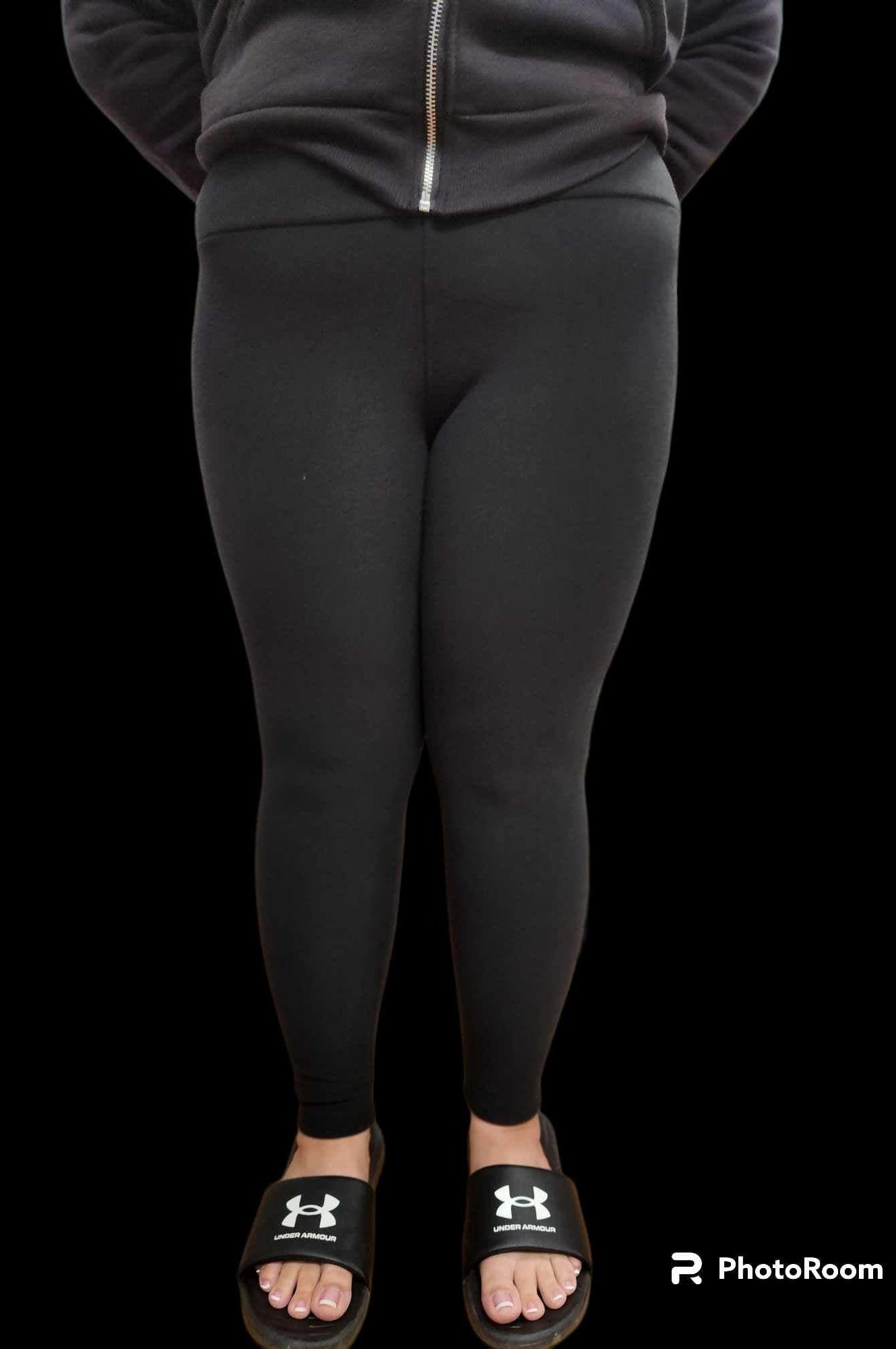 HOT COCOA GNOMES - BUTTER FLEECE LINED LEGGINGS-Leggings-Stay Foxy Boutique, Florissant, Missouri