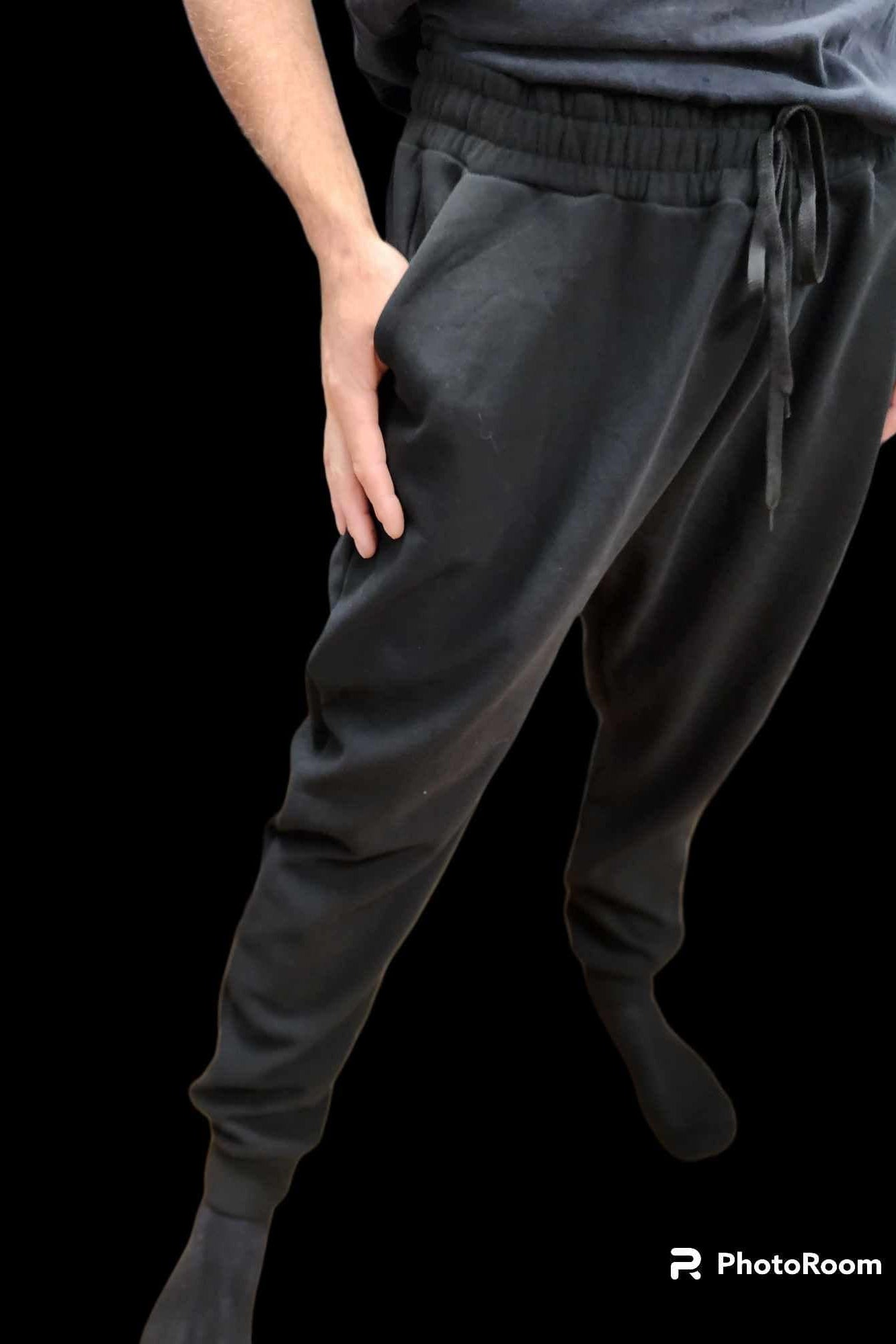 BLACK PAISLEY - BUTTER FLEECE LINED UNISEX JOGGERS-Joggers-Stay Foxy Boutique, Florissant, Missouri