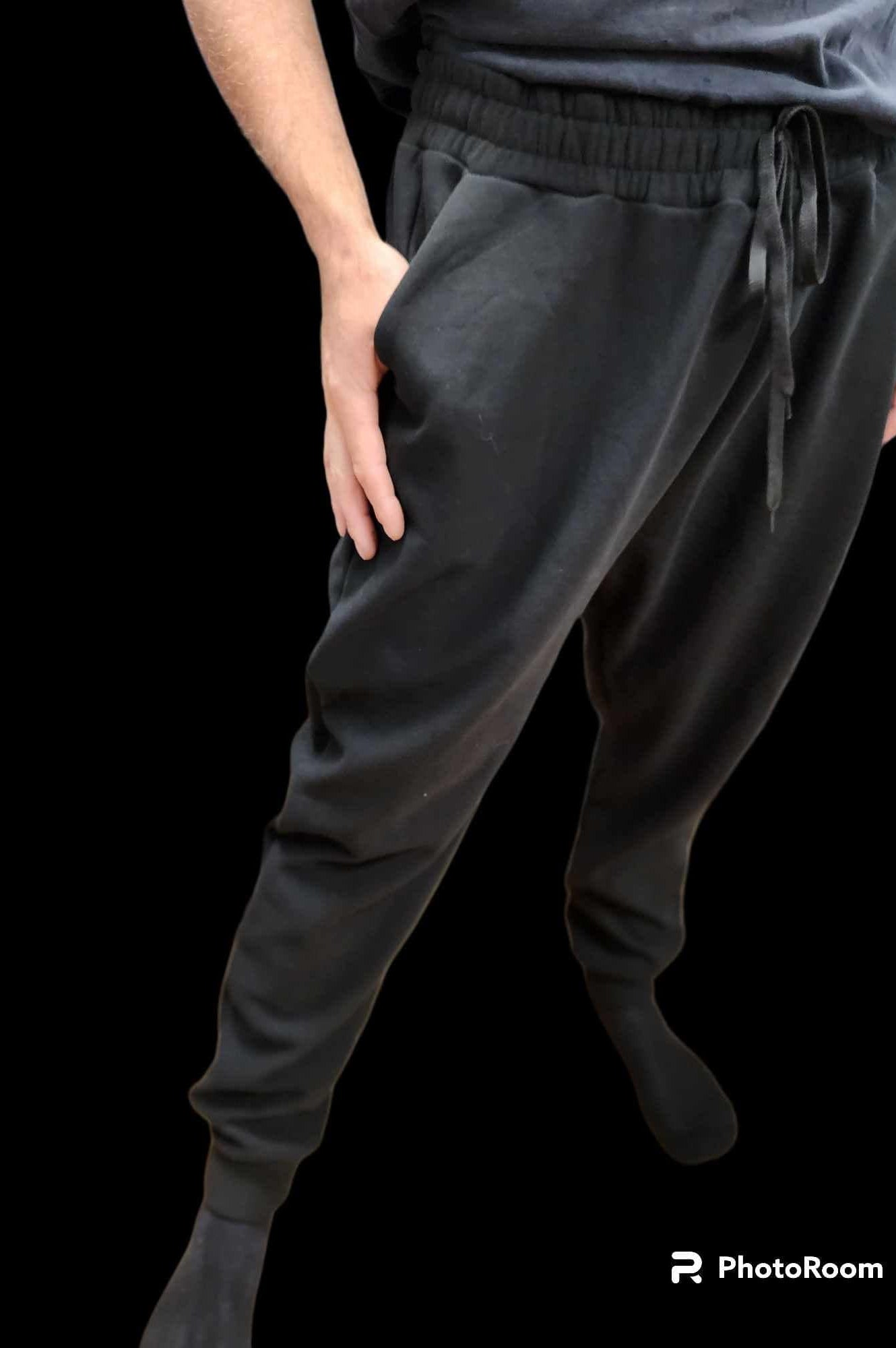 BLACK PAISLEY - BUTTER FLEECE LINED UNISEX JOGGERS-Joggers-Stay Foxy Boutique, Florissant, Missouri