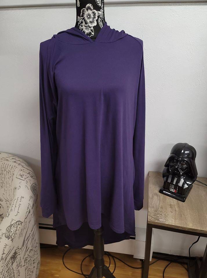 CHARCOAL - HOODIE CLOAKS-CLOAKS-Stay Foxy Boutique, Florissant, Missouri