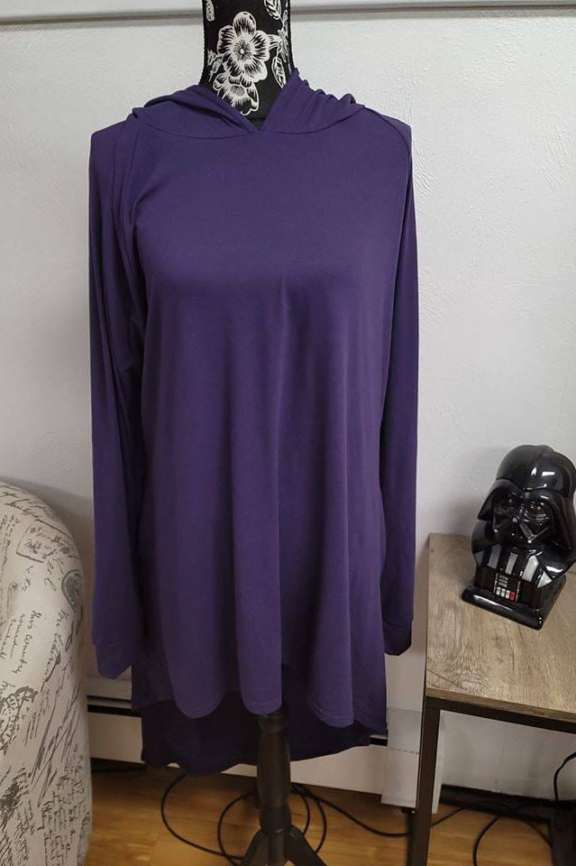 BLUE GREY - HOODIE CLOAKS-CLOAKS-Stay Foxy Boutique, Florissant, Missouri