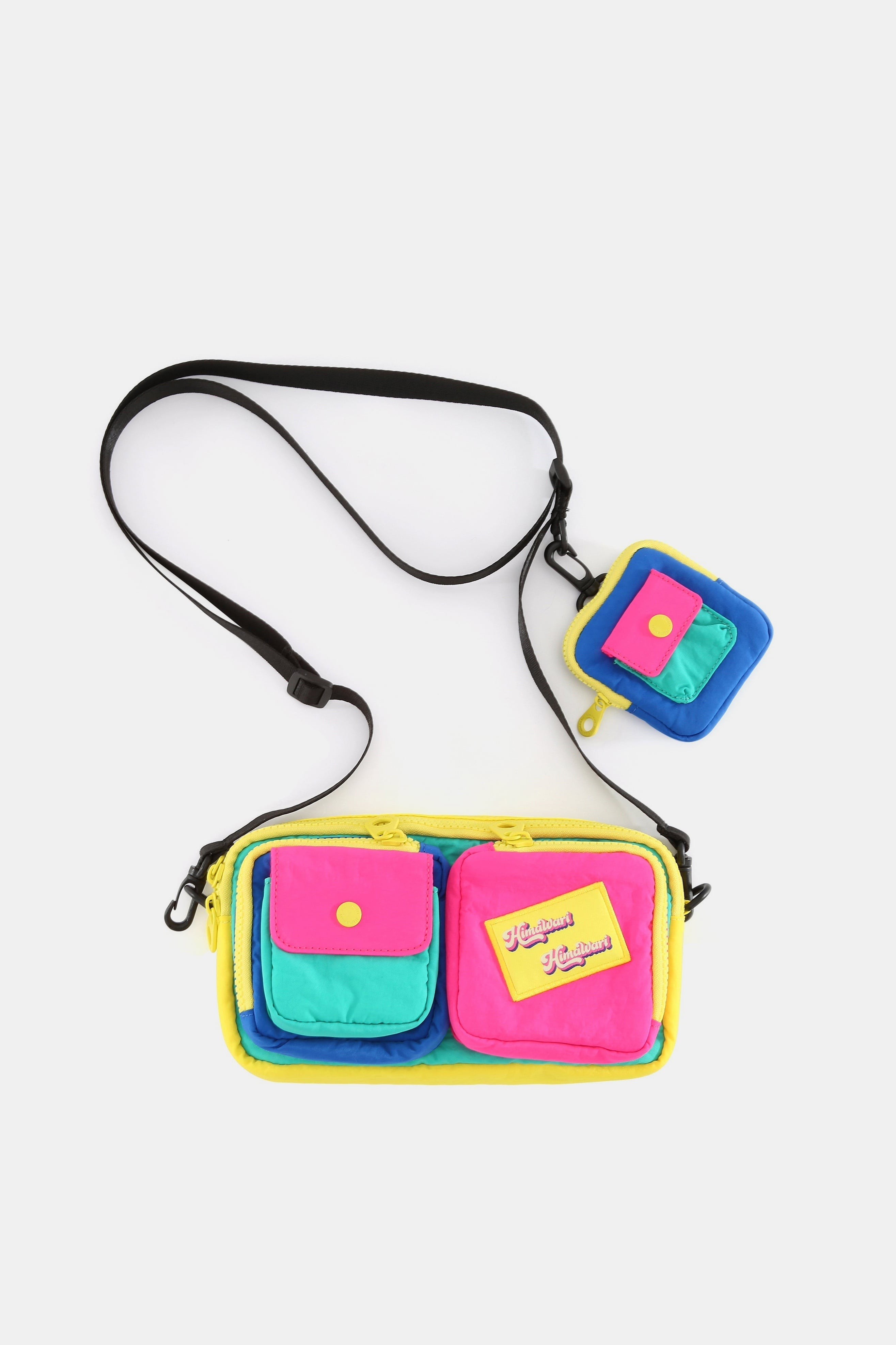 Himawari Removable Strap Nylon Crossbody Bag with EarPods Bag-Stay Foxy Boutique, Florissant, Missouri