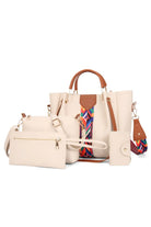 4-Piece Geometric Strap Bag Set-Stay Foxy Boutique, Florissant, Missouri