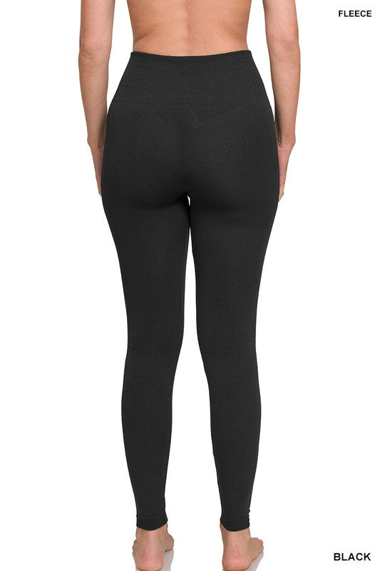 Sweet Steppin' High Waist Leggings in Black-Womens-Stay Foxy Boutique, Florissant, Missouri