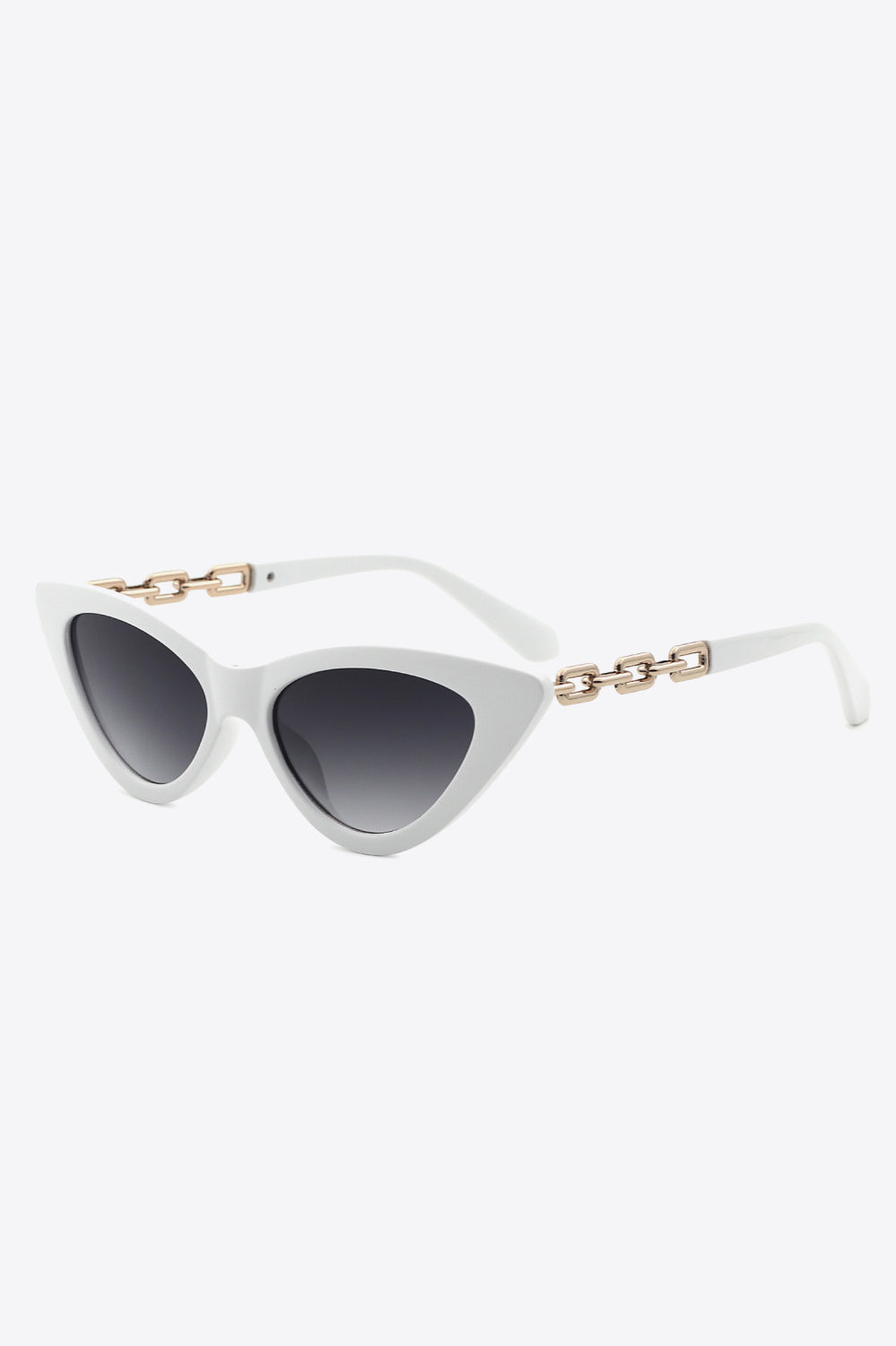 Chain Detail Cat-Eye Sunglasses-Stay Foxy Boutique, Florissant, Missouri
