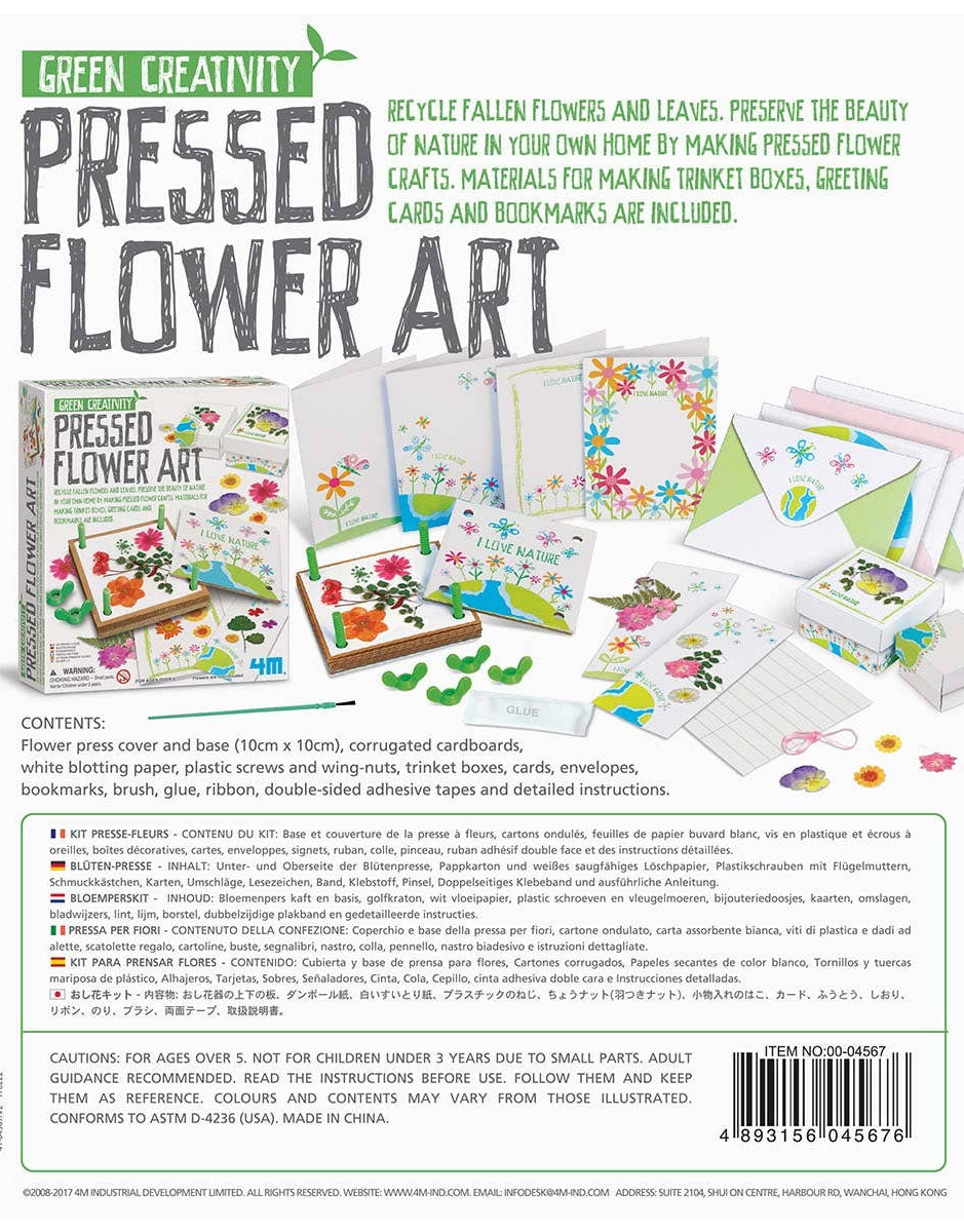 4M Pressed Flower Art, DIY Kit-Stay Foxy Boutique, Florissant, Missouri