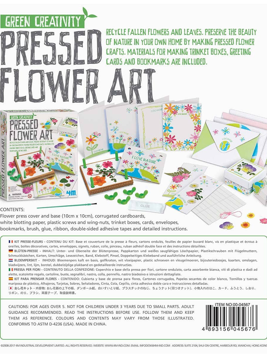 4M Pressed Flower Art, DIY Kit-Stay Foxy Boutique, Florissant, Missouri