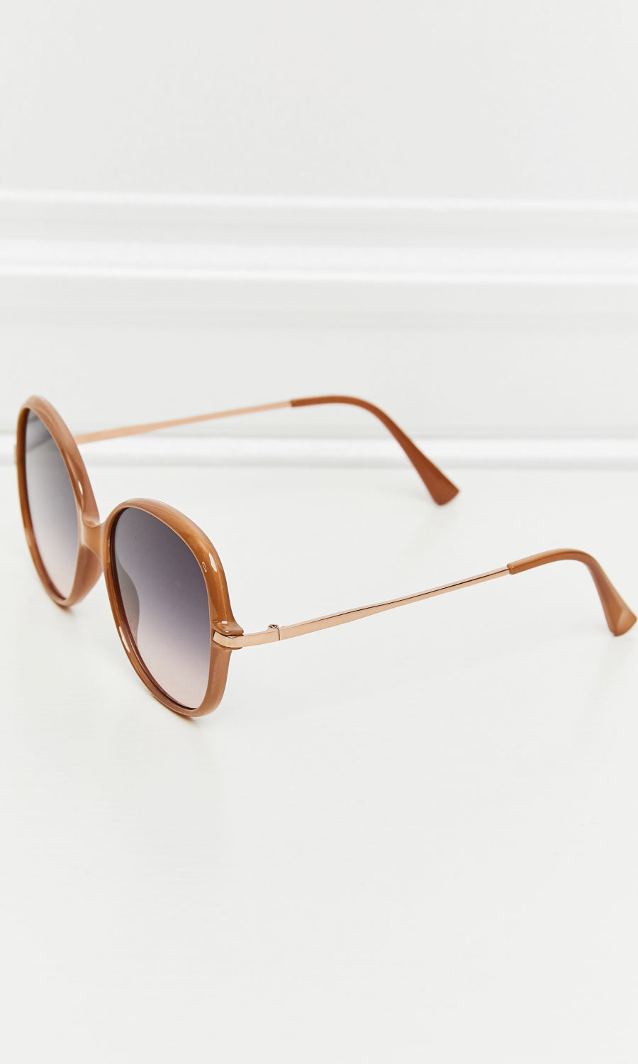 Metal-Plastic Hybrid Full Rim Sunglasses-Stay Foxy Boutique, Florissant, Missouri