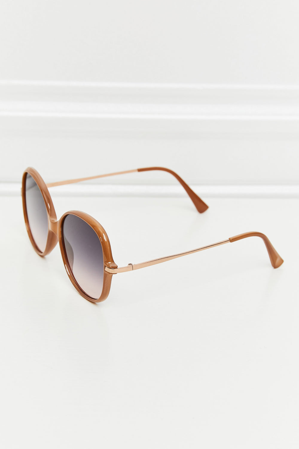 Metal-Plastic Hybrid Full Rim Sunglasses-Stay Foxy Boutique, Florissant, Missouri